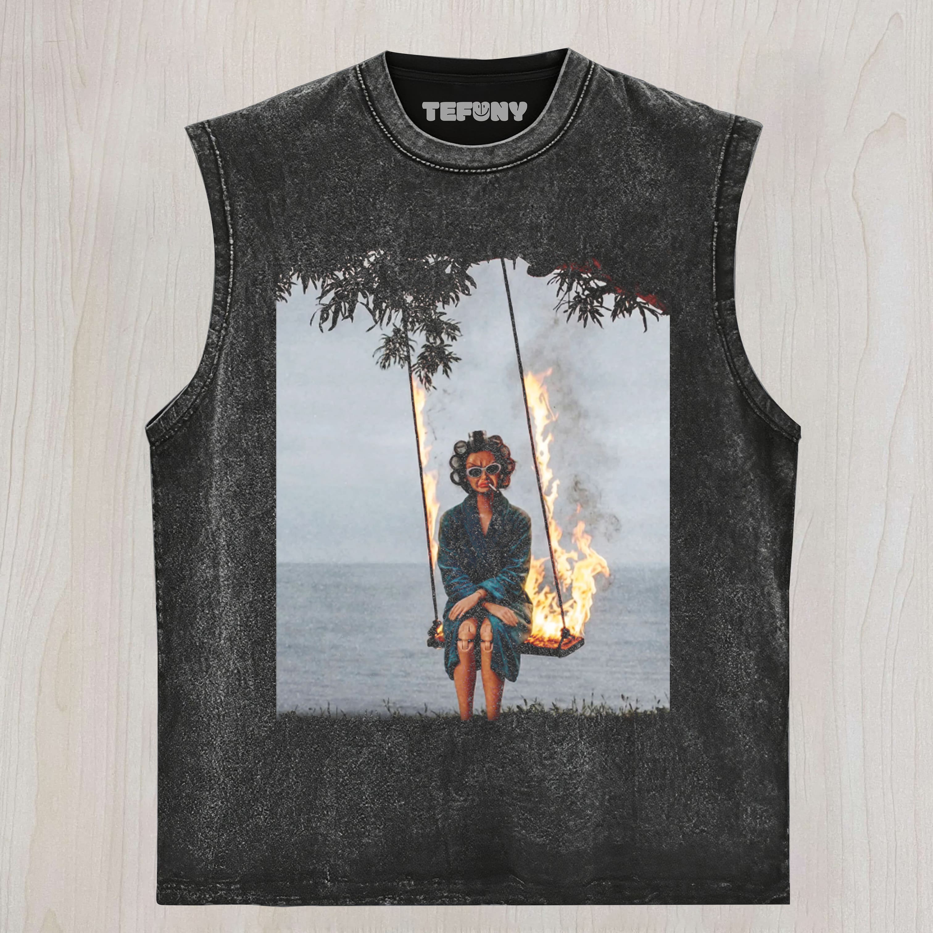 DOLL FACE MEME RETRO BLAZE UNISEX TEE, TANK TOP, LAYERED LS, SWEATSHIRT & HOODIE