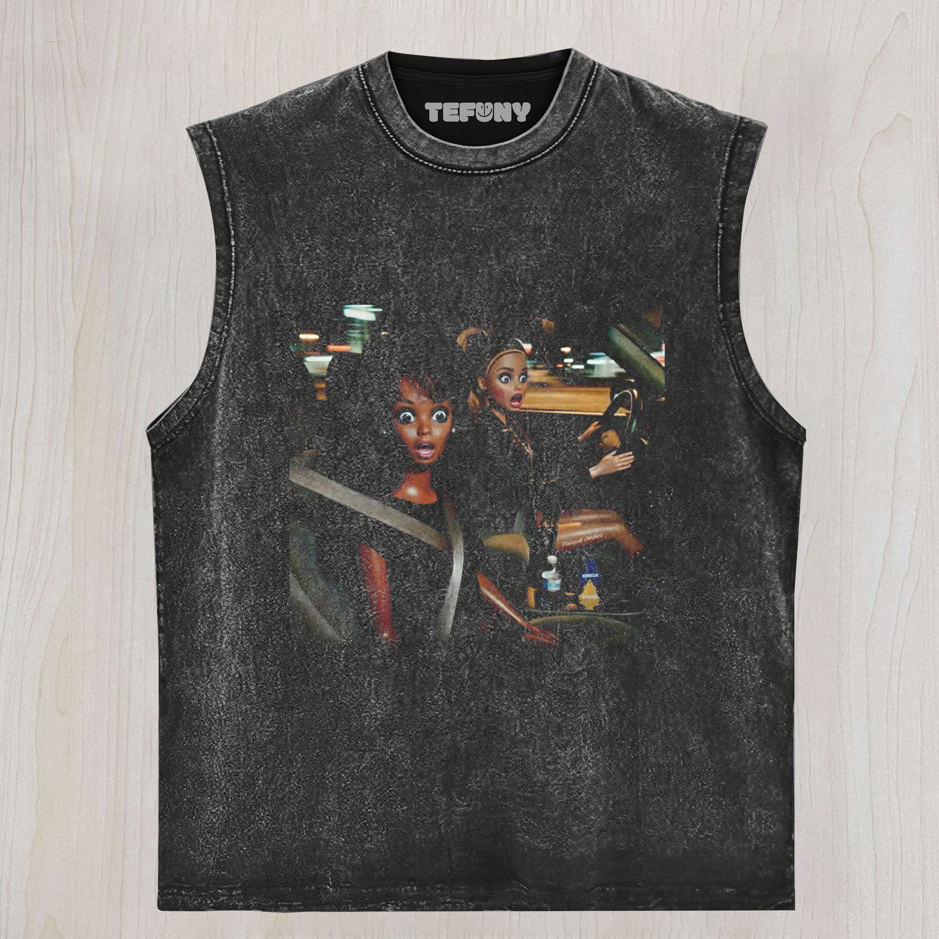 DOLL FACE MEME UNFILTERED SHOCK UNISEX TEE, TANK TOP, LAYERED LS, SWEATSHIRT & HOODIE