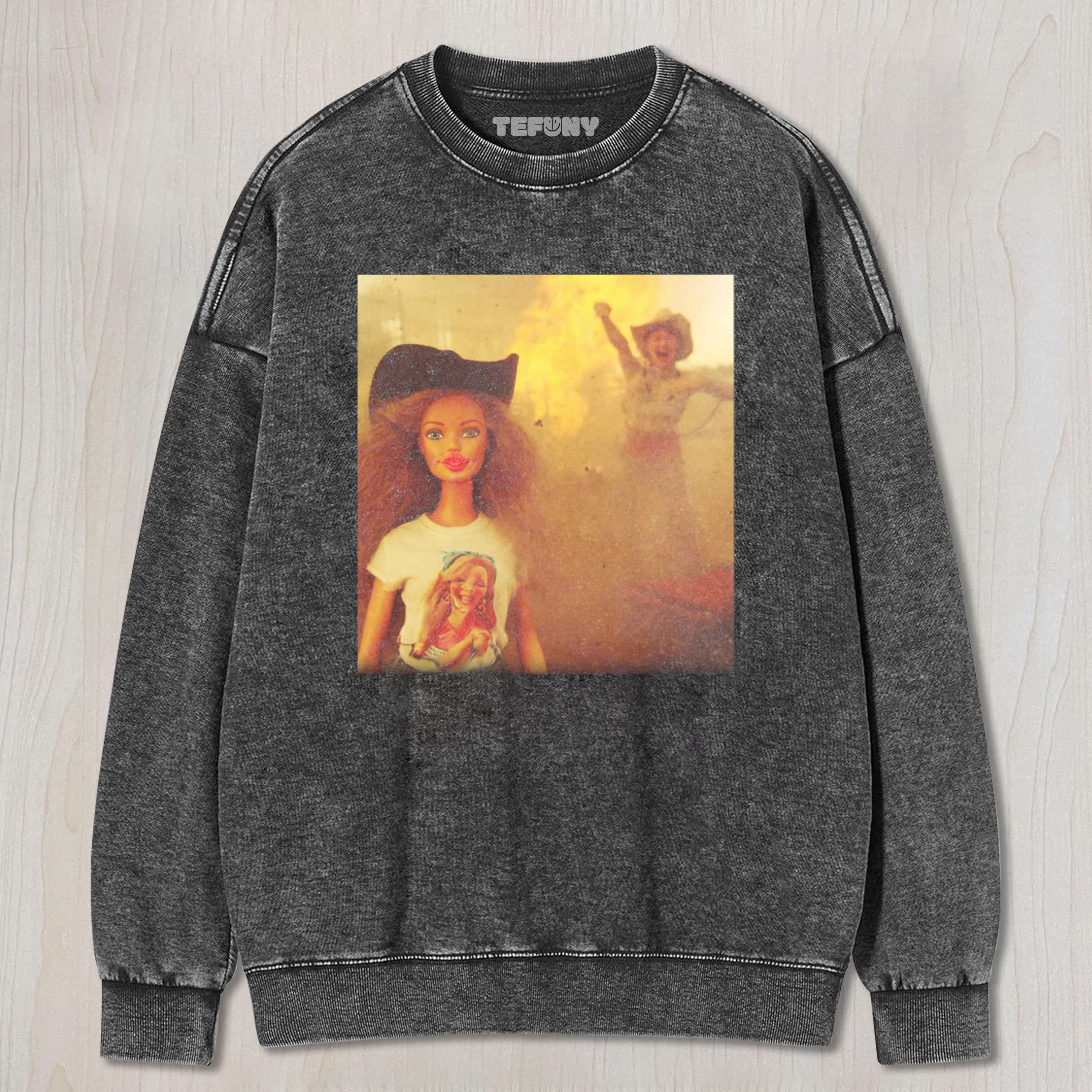 DOLL FACE MEME WILD UNISEX TEE, TANK TOP, LAYERED LS, SWEATSHIRT & HOODIE