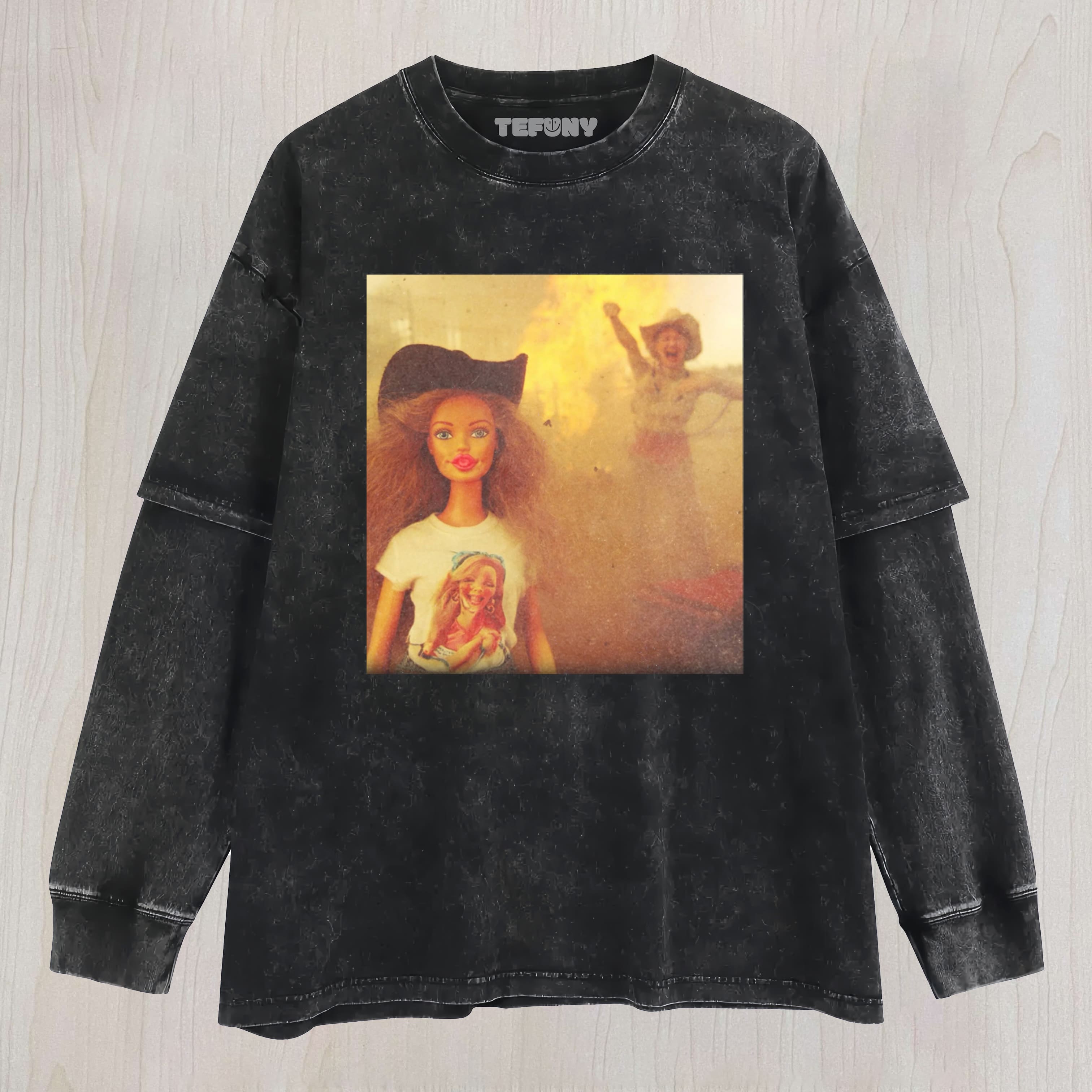 DOLL FACE MEME WILD UNISEX TEE, TANK TOP, LAYERED LS, SWEATSHIRT & HOODIE