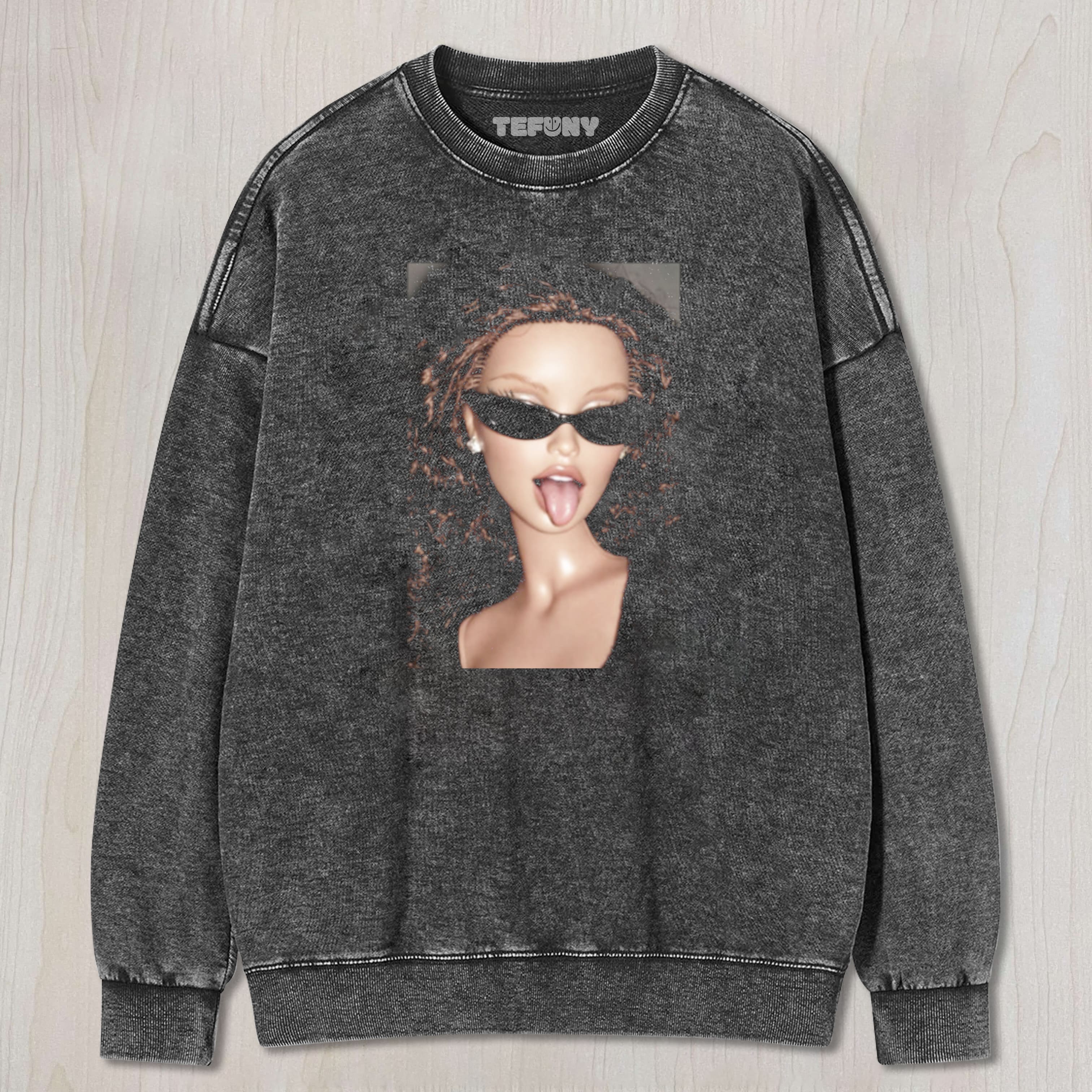 DOLL FACE MEME ZERO REGRETS ENERGY UNISEX TEE, TANK TOP, LAYERED LS, SWEATSHIRT & HOODIE