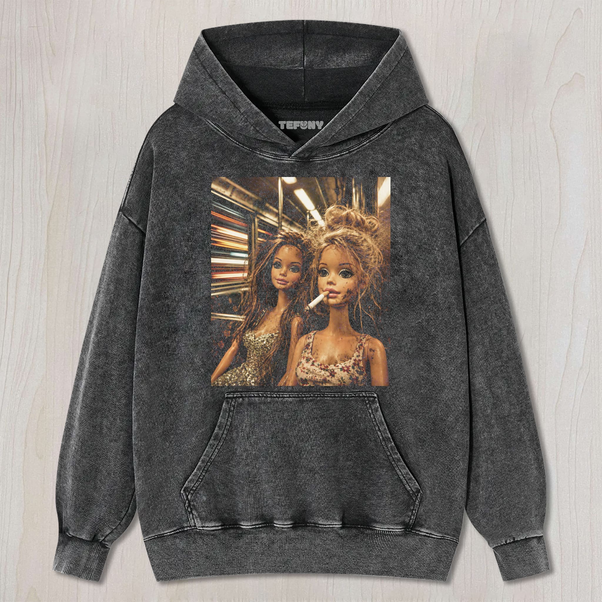 DOLLS ON SUBWAY UNISEX TEE, TANK TOP, LAYERED LS, SWEATSHIRT & HOODIE