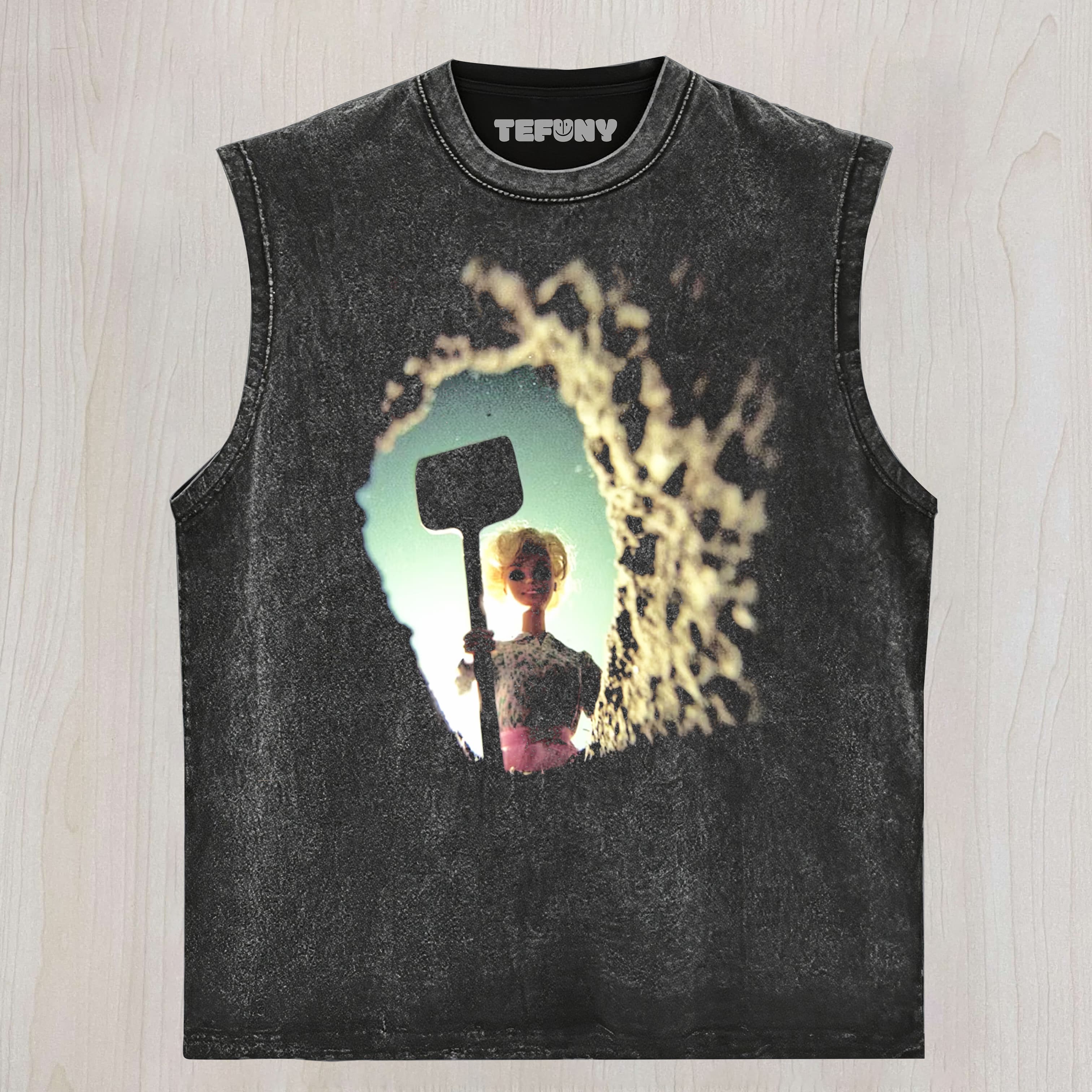 DOLL FACE DIGGING UNISEX TEE, TANK TOP, LAYERED LS, SWEATSHIRT & HOODIE