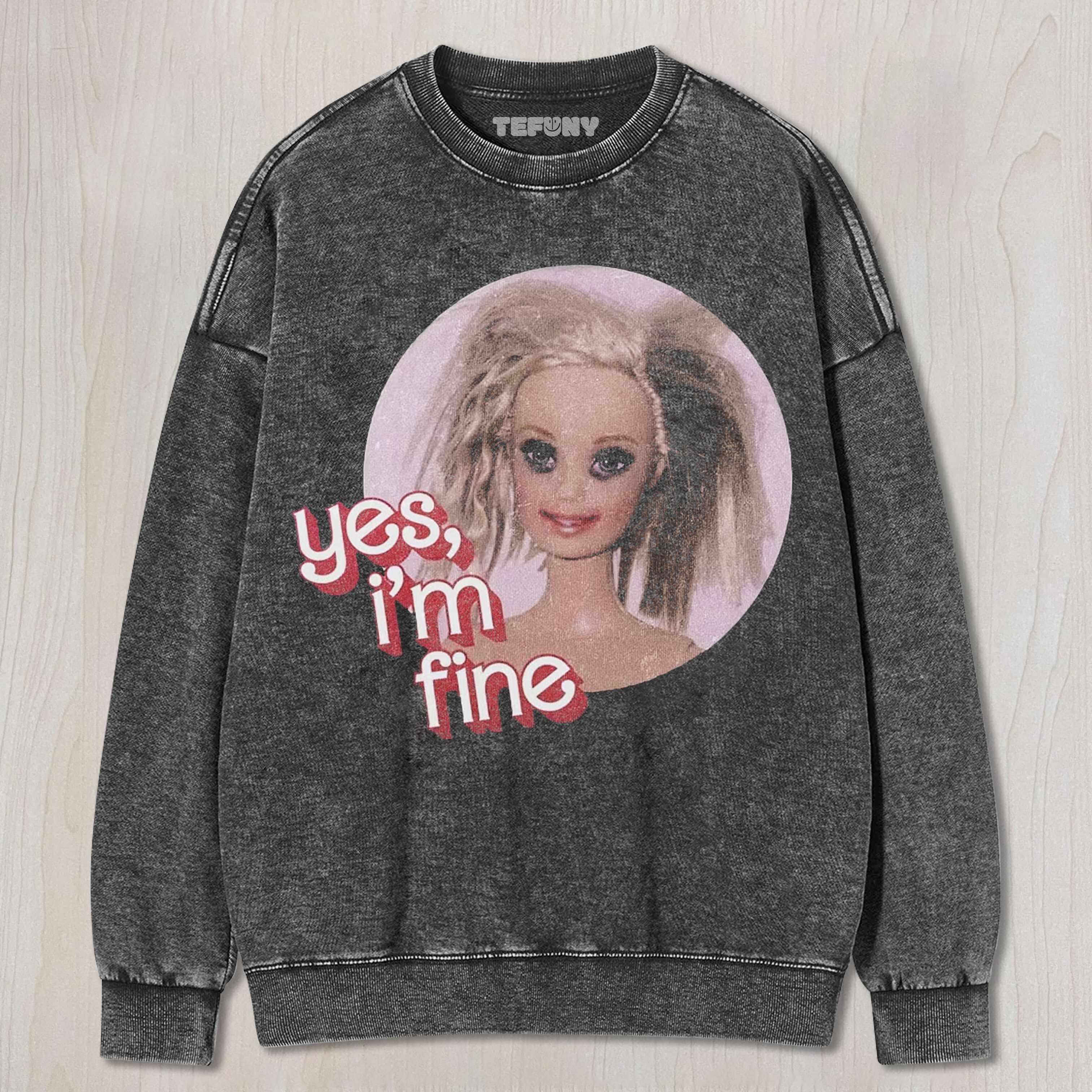 DOLL FACE GIRL MEME UNISEX TEE, TANK TOP, LAYERED LS, SWEATSHIRT & HOODIE