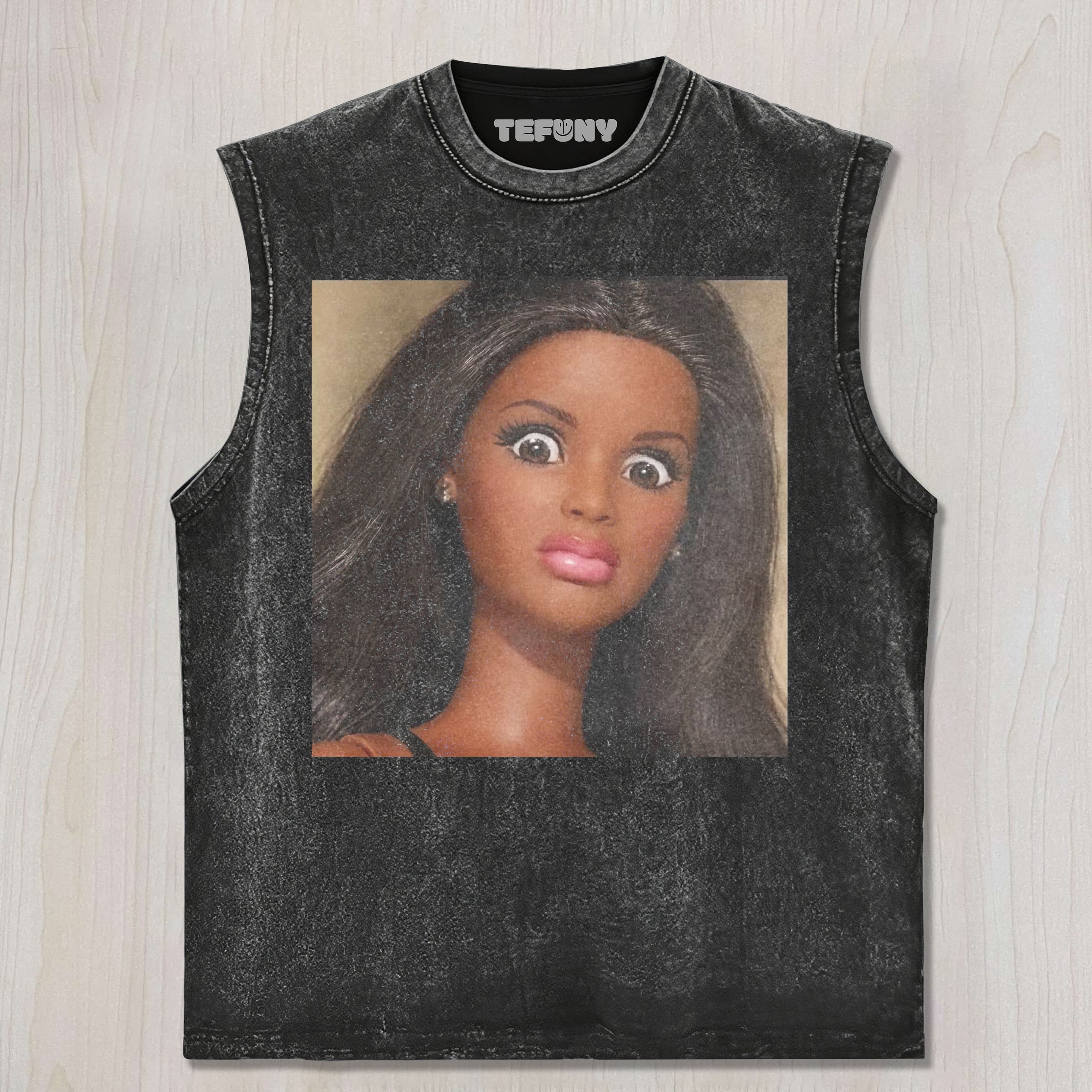 DOLL FACE MEME UNISEX TEE, TANK TOP, LAYERED LS, SWEATSHIRT & HOODIE