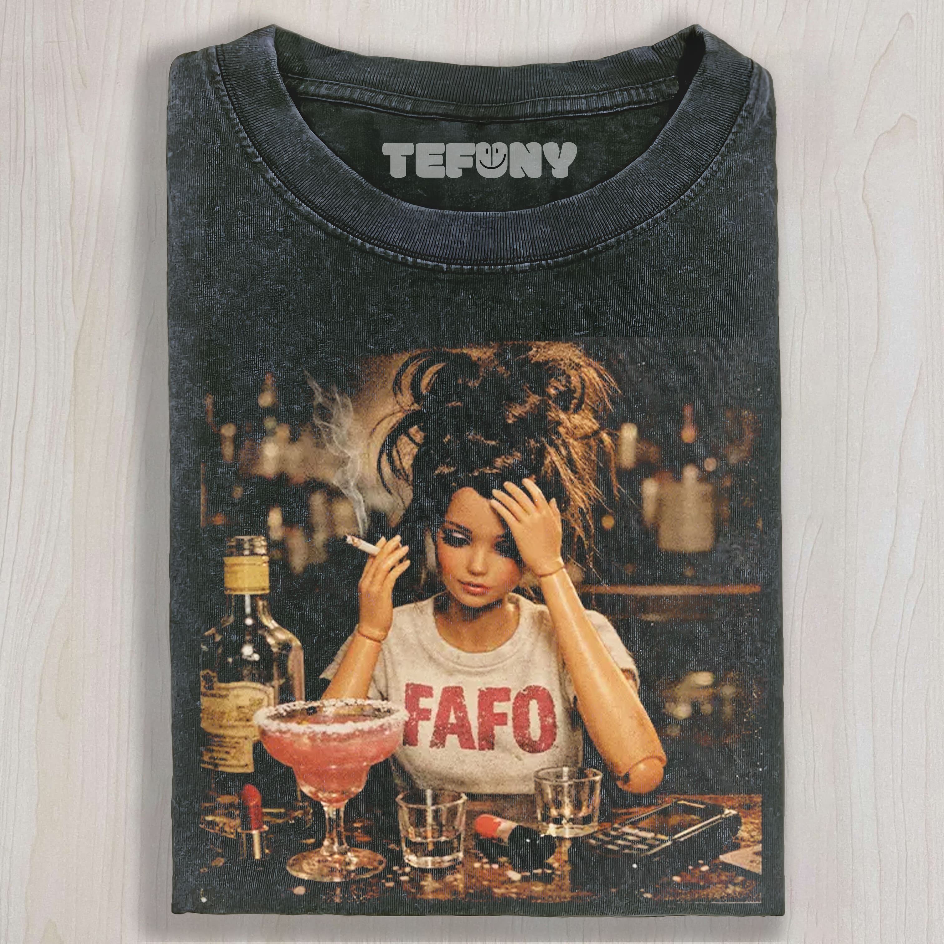 DOLL FACE MEME V10 UNISEX TEE, TANK TOP, LAYERED LS, SWEATSHIRT & HOODIE