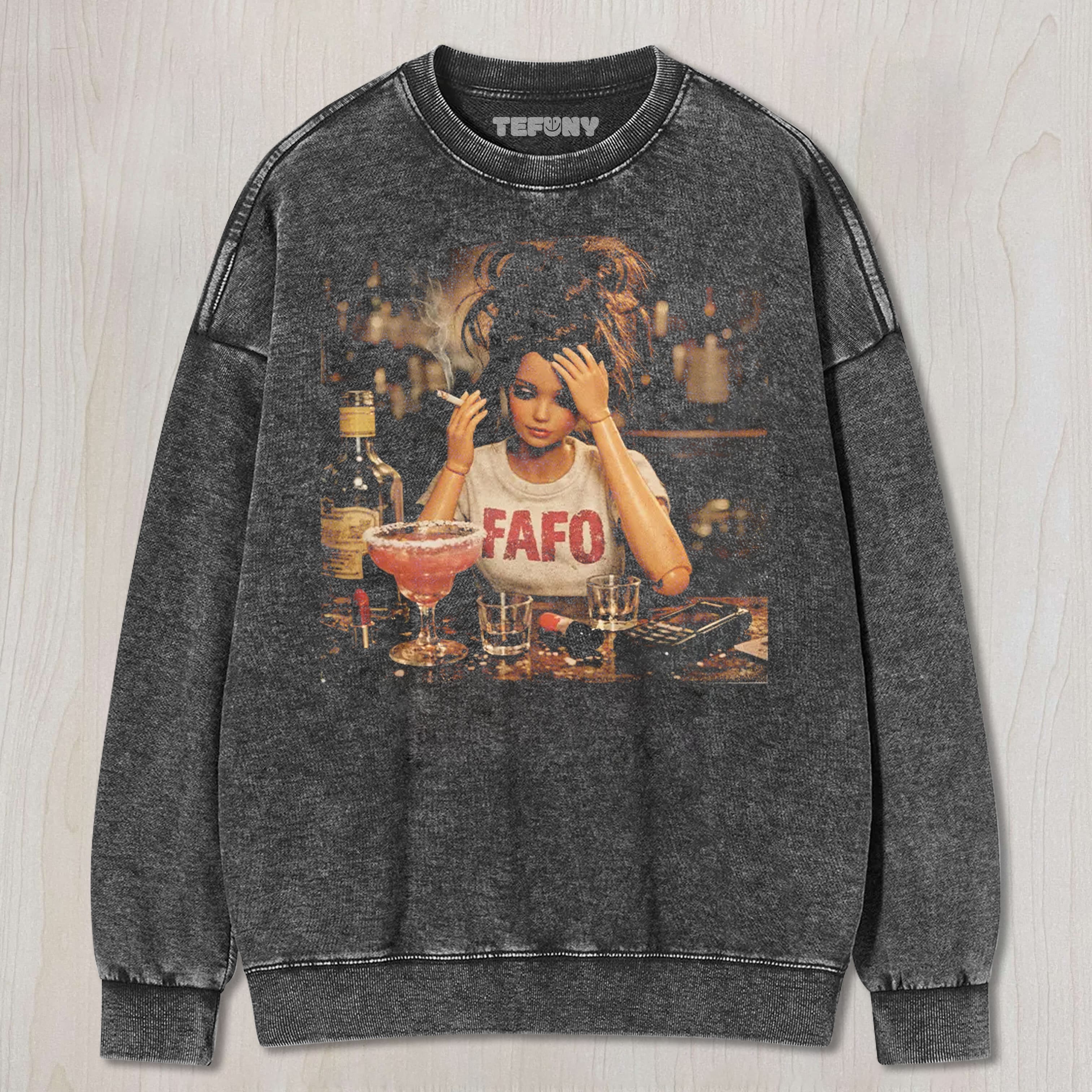DOLL FACE MEME V10 UNISEX TEE, TANK TOP, LAYERED LS, SWEATSHIRT & HOODIE