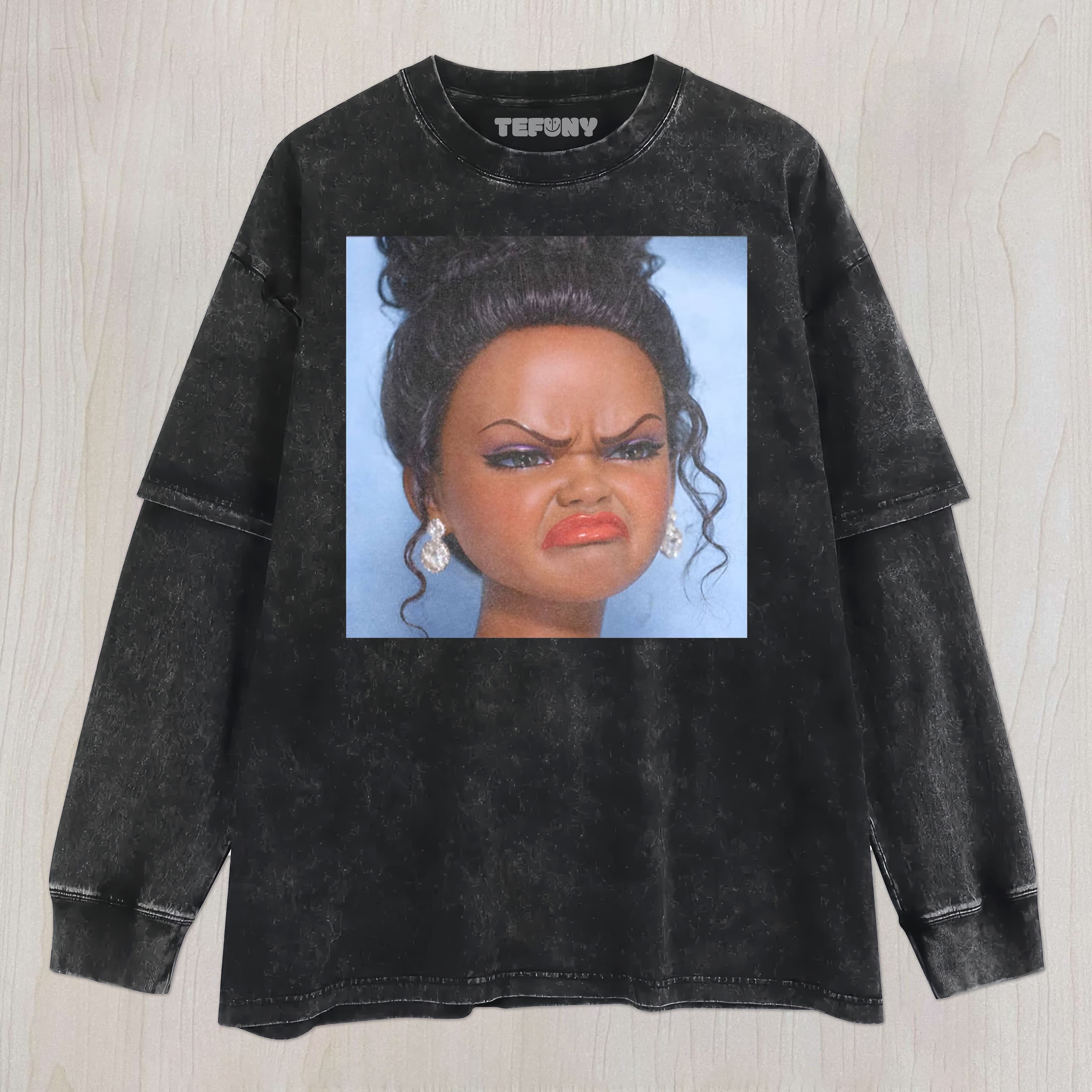 DOLL FACE MEME V2 UNISEX TEE, TANK TOP, LAYERED LS, SWEATSHIRT & HOODIE