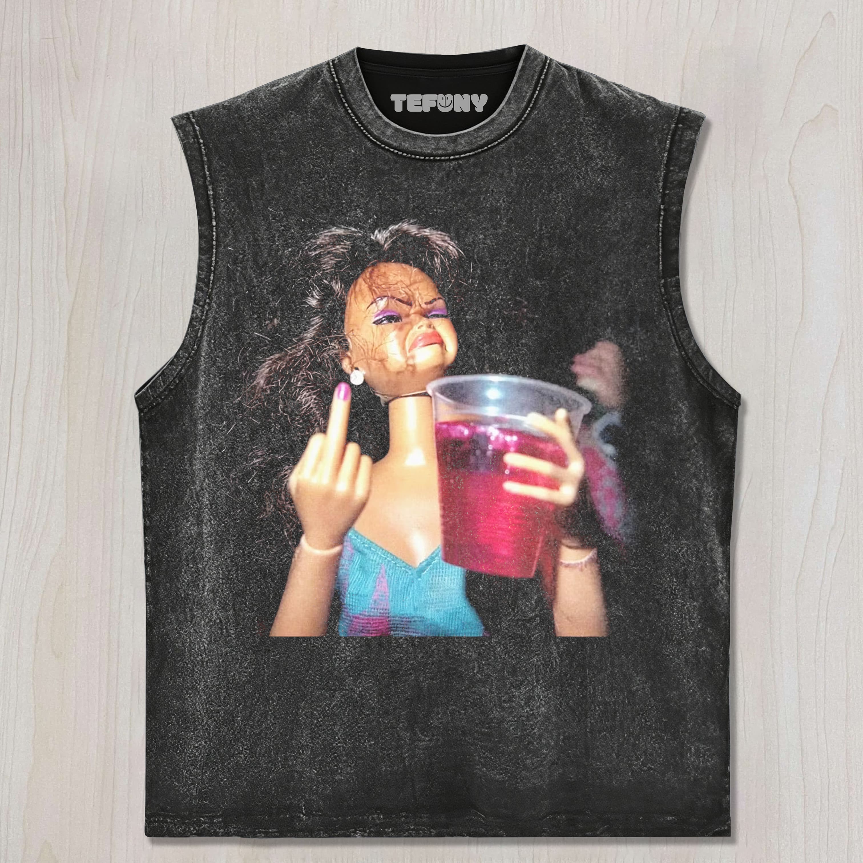 DOLL FACE MEME V3 UNISEX TEE, TANK TOP, LAYERED LS, SWEATSHIRT & HOODIE