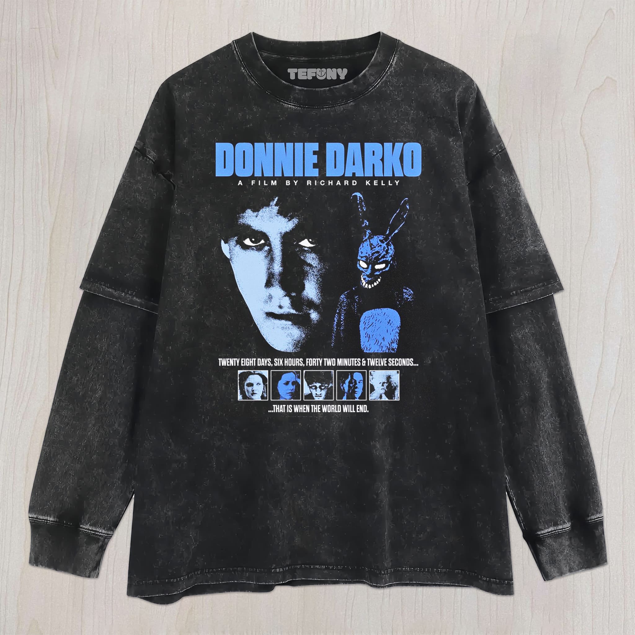 DONNIE DARKO V4 UNISEX TEE, TANK TOP, LAYERED LS, SWEATSHIRT & HOODIE