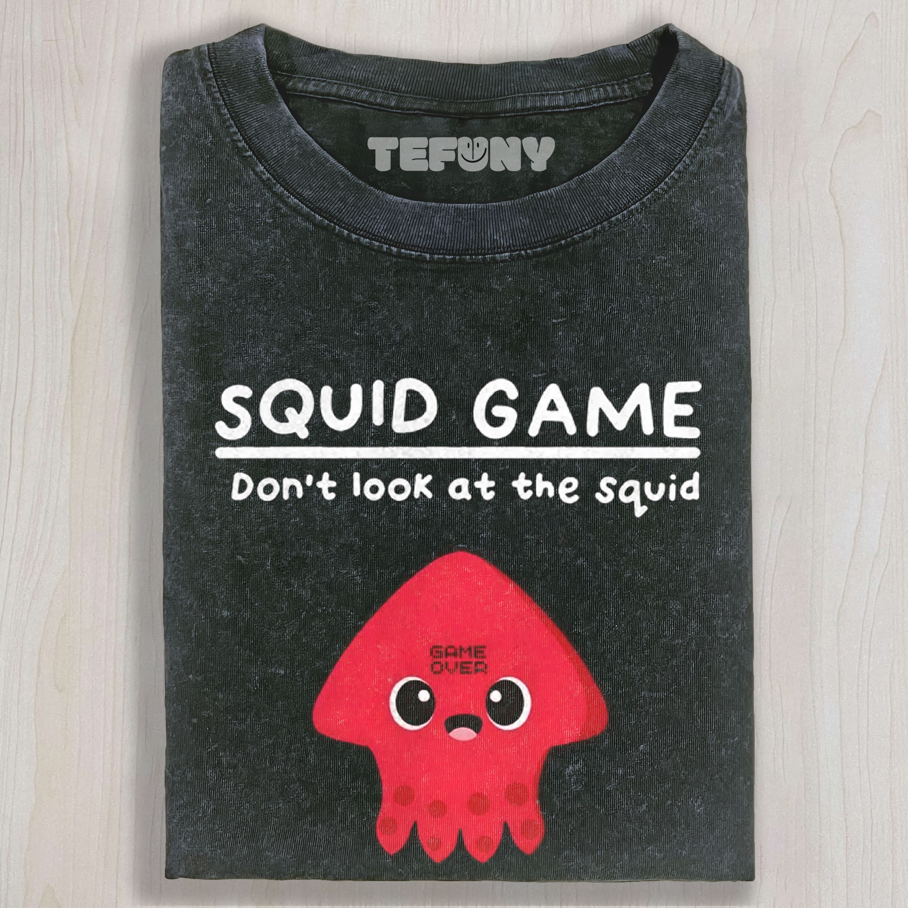 DON'T LOOK AT THE SQUID TEE & SWEAT & HOOD