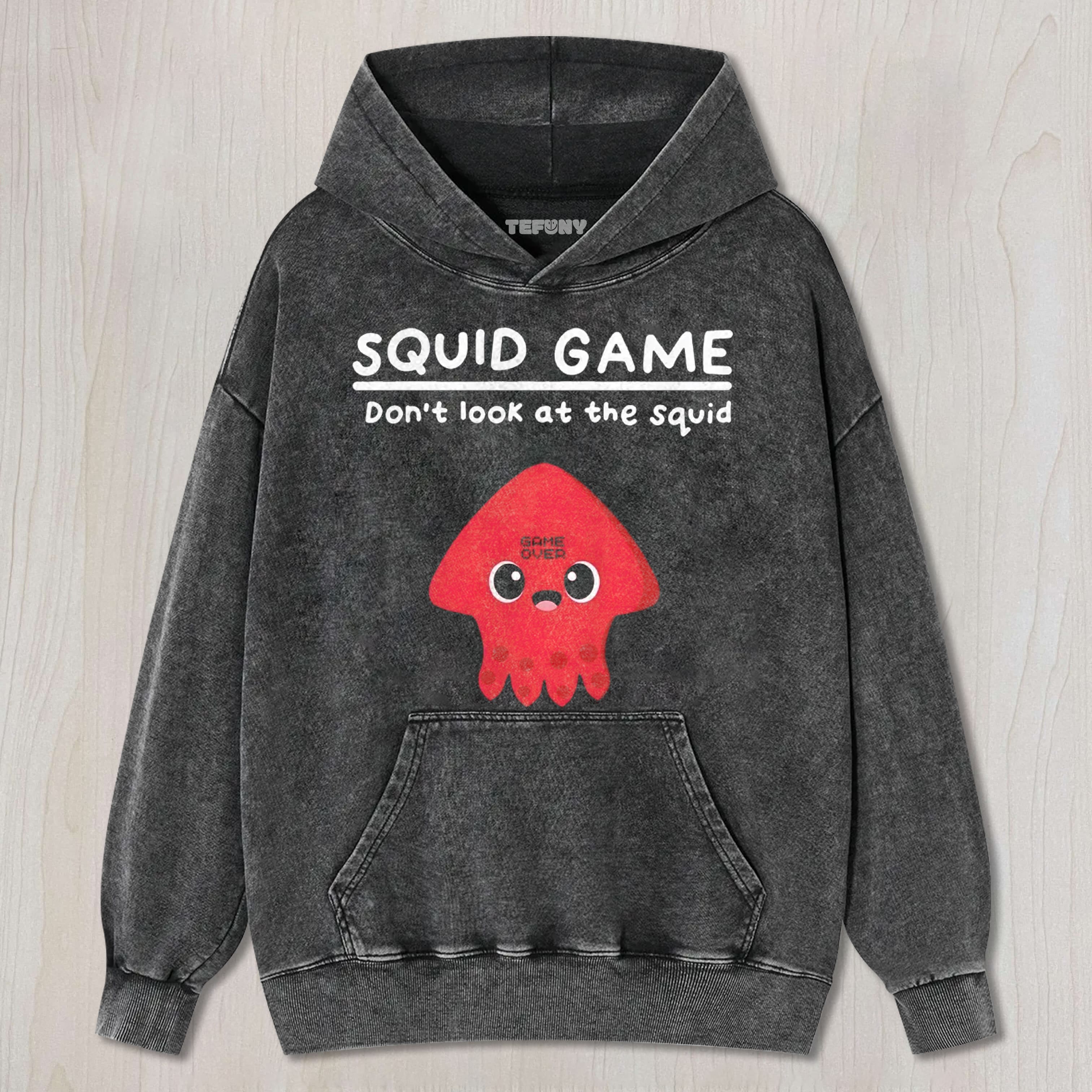 DON'T LOOK AT THE SQUID TEE & SWEAT & HOOD