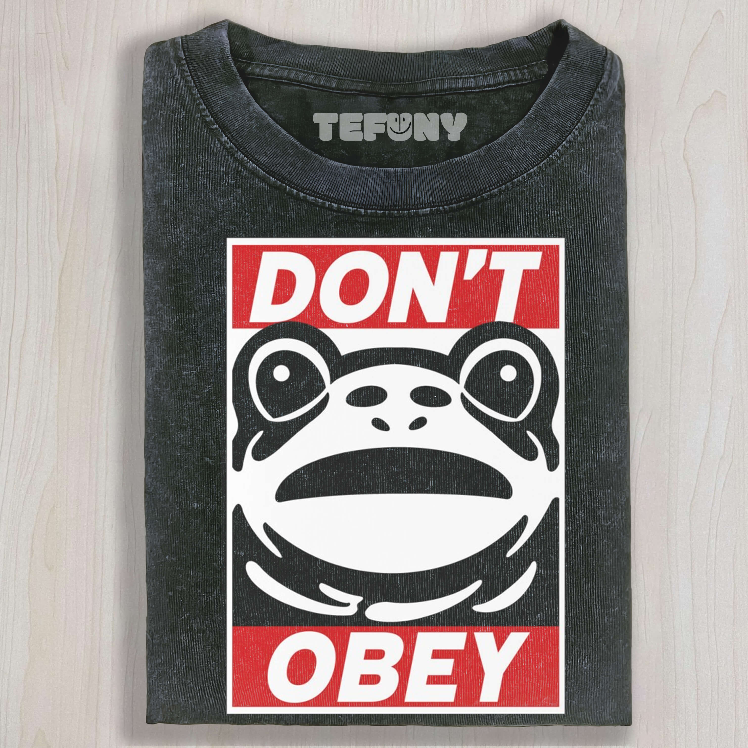 DON'T OBEY FROG T-SHIRT