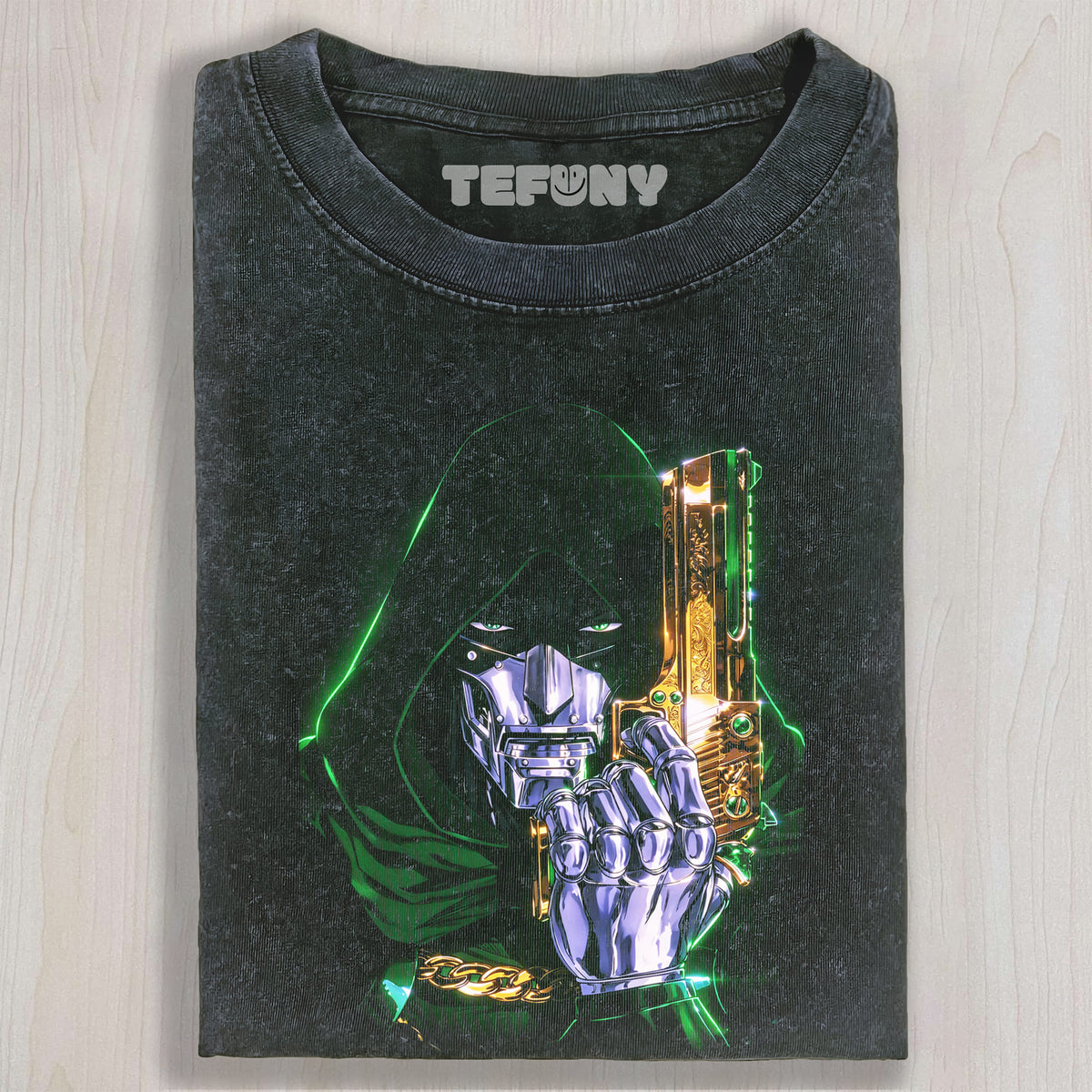DR.DOOM WITH A GUN UNISEX TEE, TANK TOP, LAYERED LS, SWEATSHIRT & HOODIE