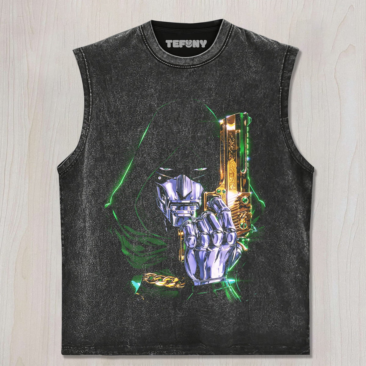 DR.DOOM WITH A GUN UNISEX TEE, TANK TOP, LAYERED LS, SWEATSHIRT & HOODIE