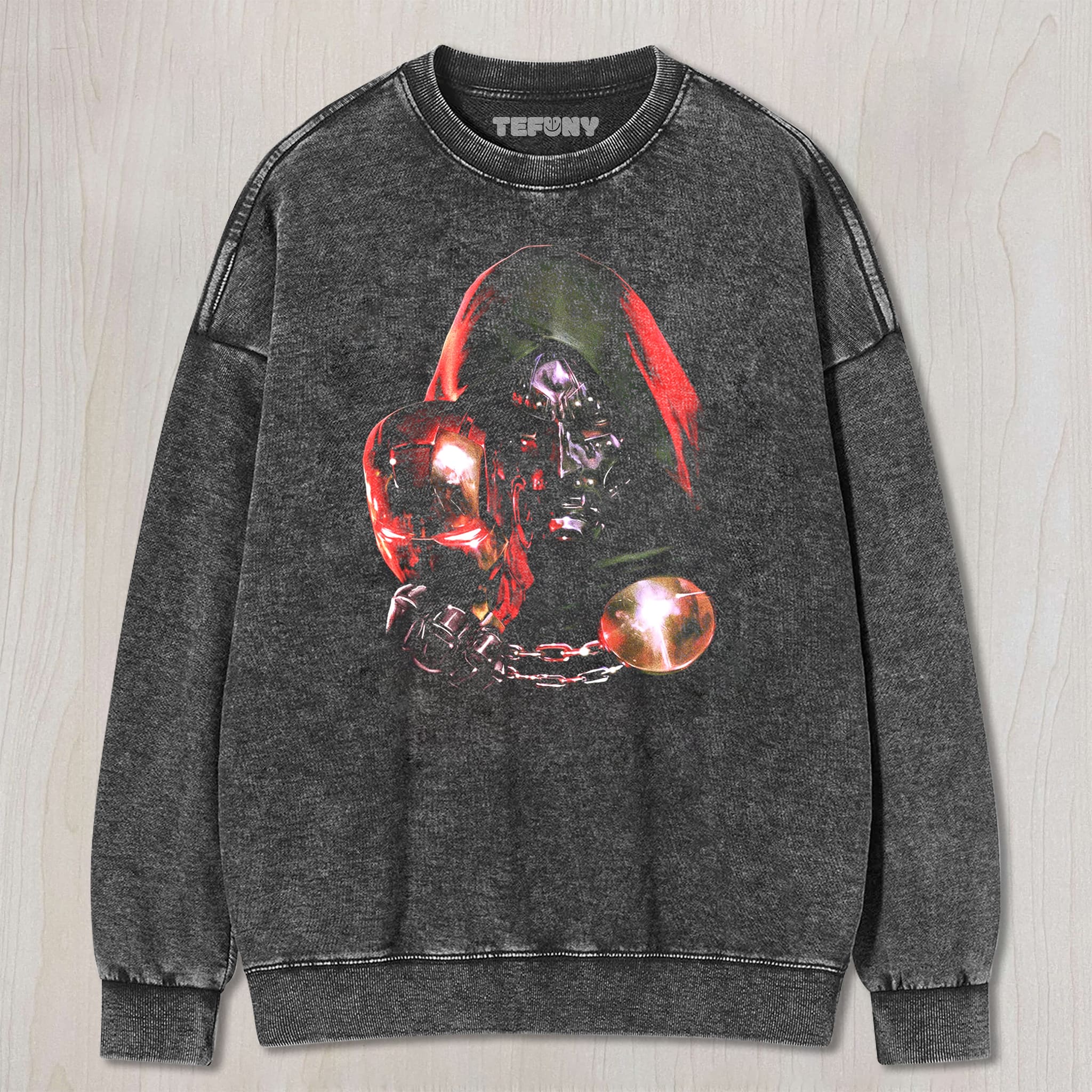 DR. DOOM'S SECOND FACE UNISEX TEE, TANK TOP, LAYERED LS, SWEATSHIRT & HOODIE