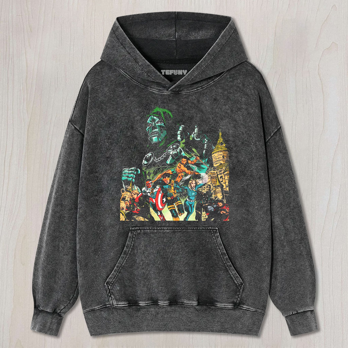 DR.DOOM & THE AVENGERS UNISEX TEE, TANK TOP, LAYERED LS, SWEATSHIRT & HOODIE