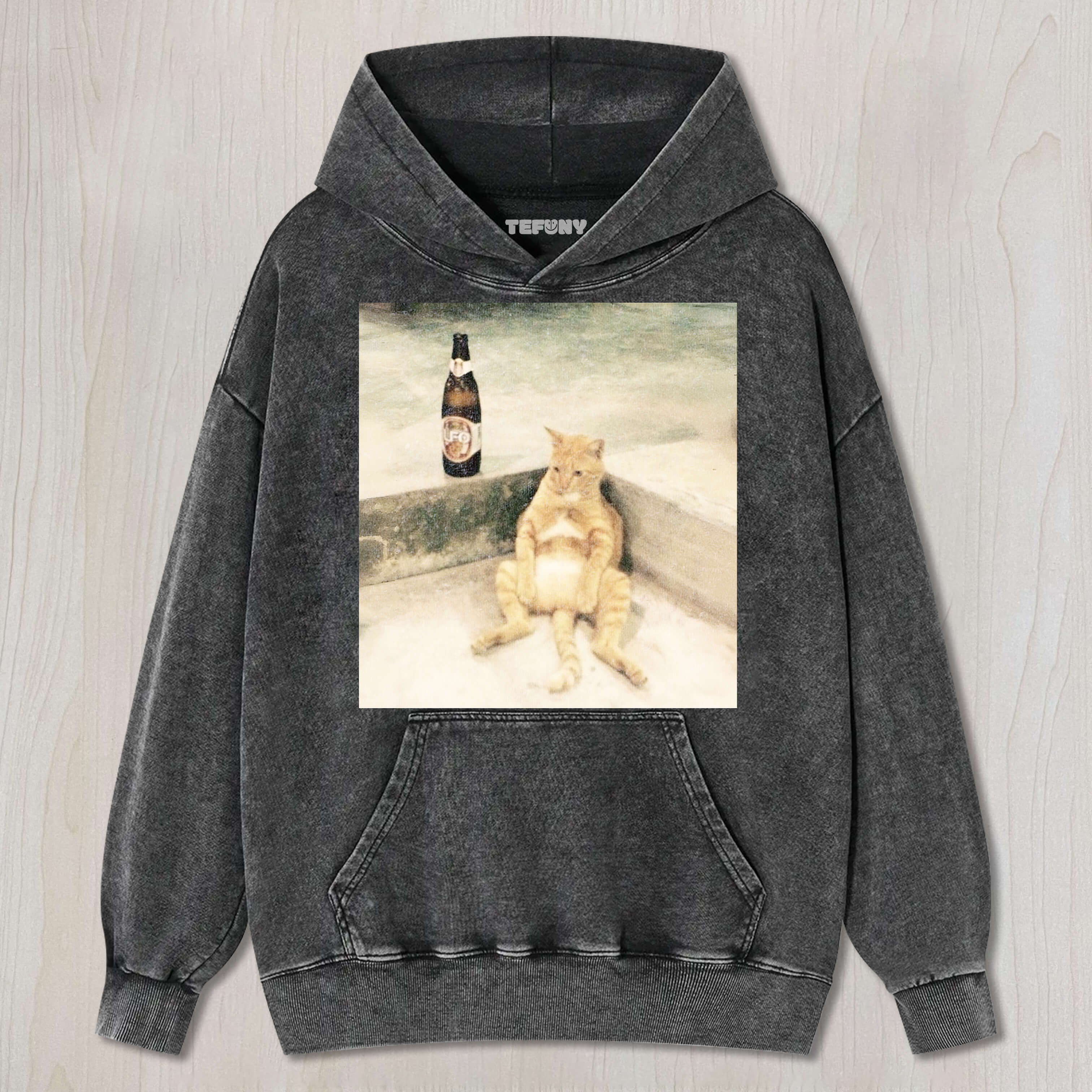 DRUNKEN CAT  T-SHIRT & LONG SLEEVES & HOODIES