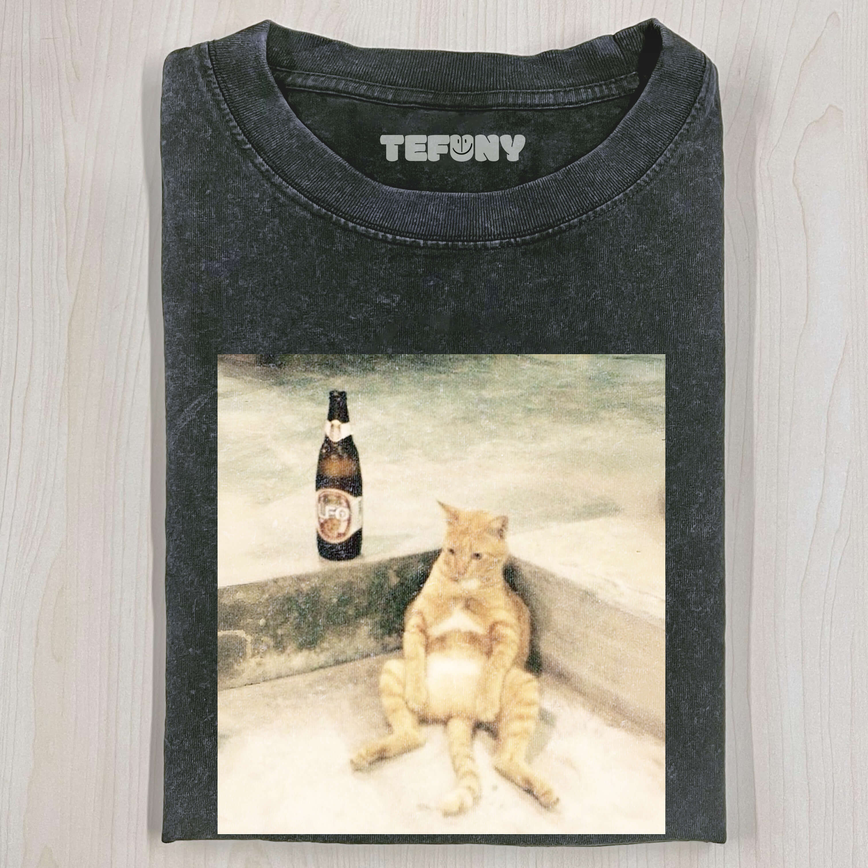 DRUNKEN CAT  T-SHIRT & LONG SLEEVES & HOODIES