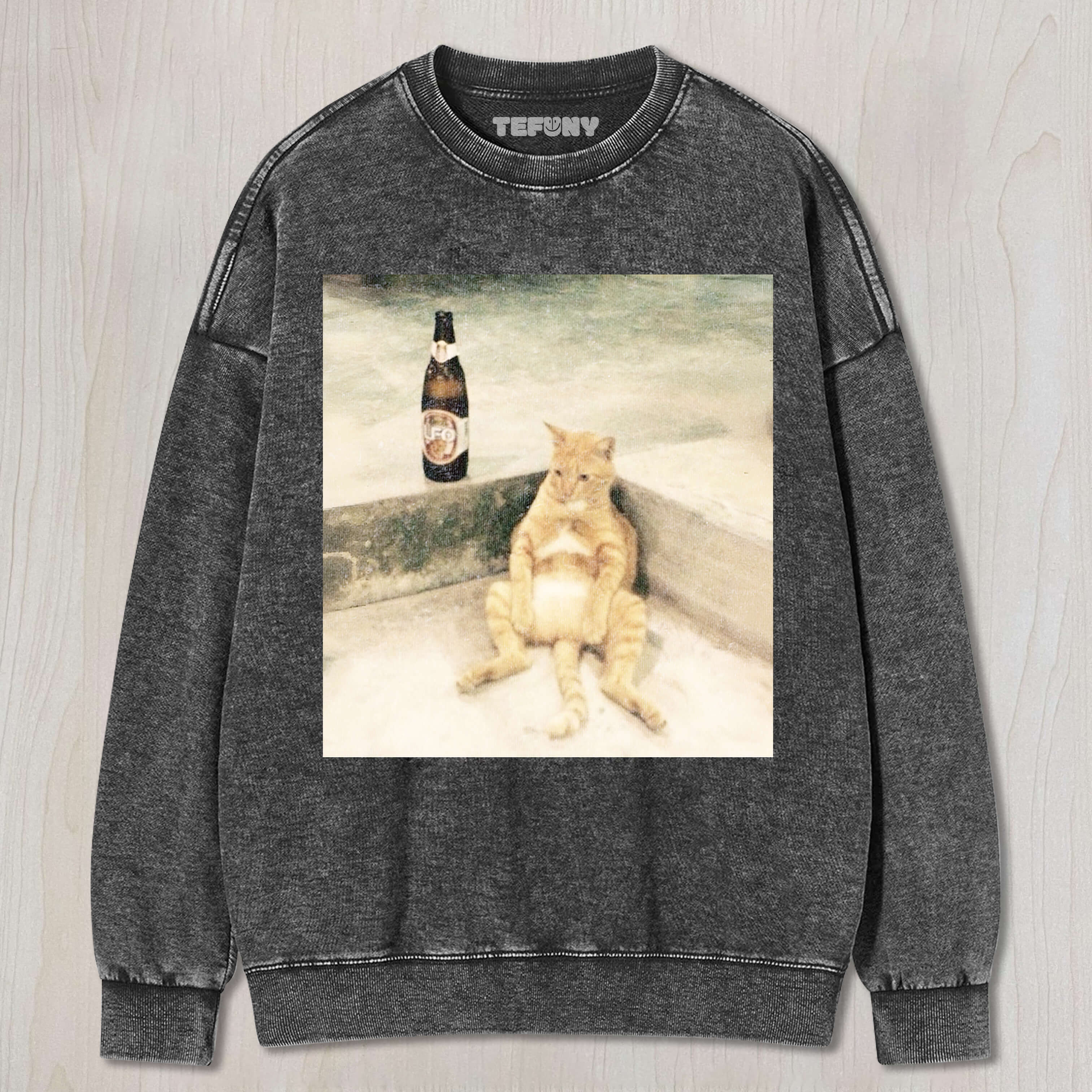 DRUNKEN CAT  T-SHIRT & LONG SLEEVES & HOODIES