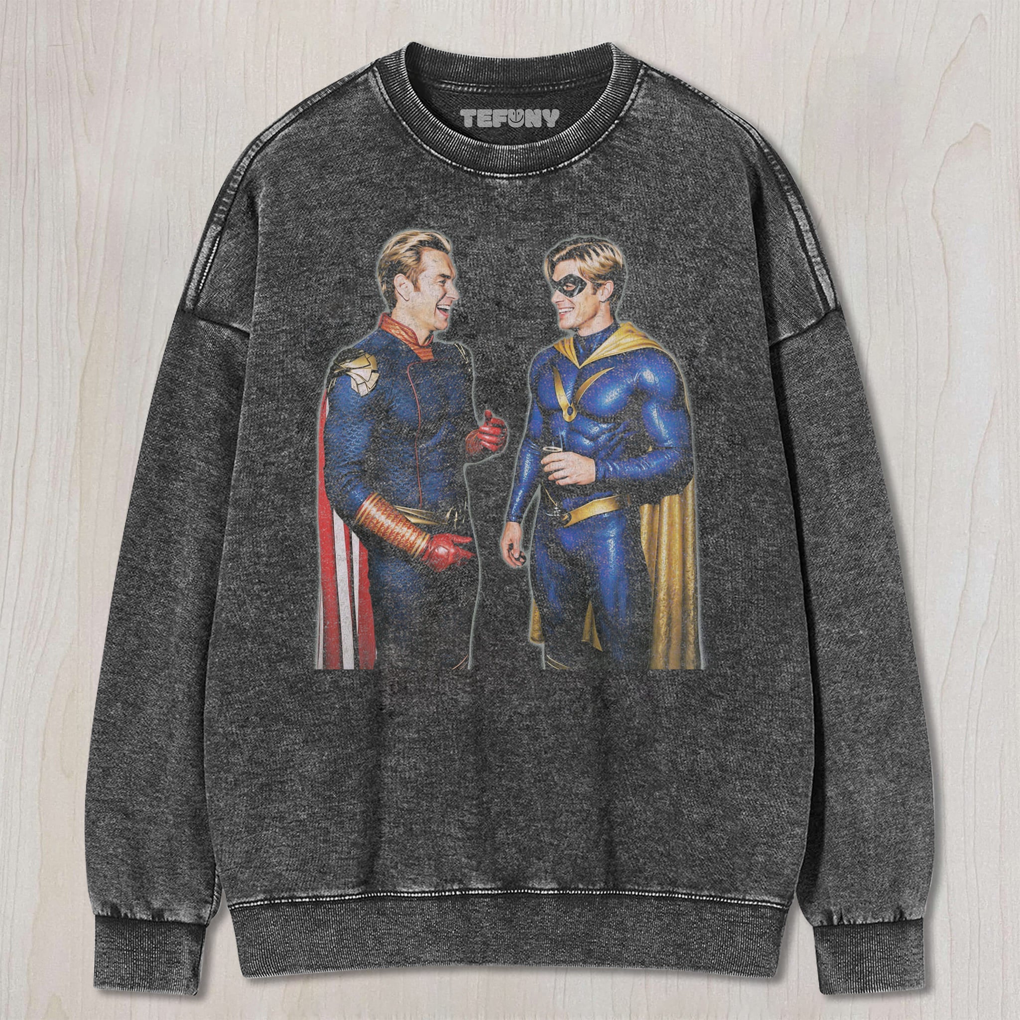 DUAL CAPE HERO FILM GRAPHIC UNISEX TEE, TANK TOP, LAYERED LS, SWEATSHIRT & HOODIE