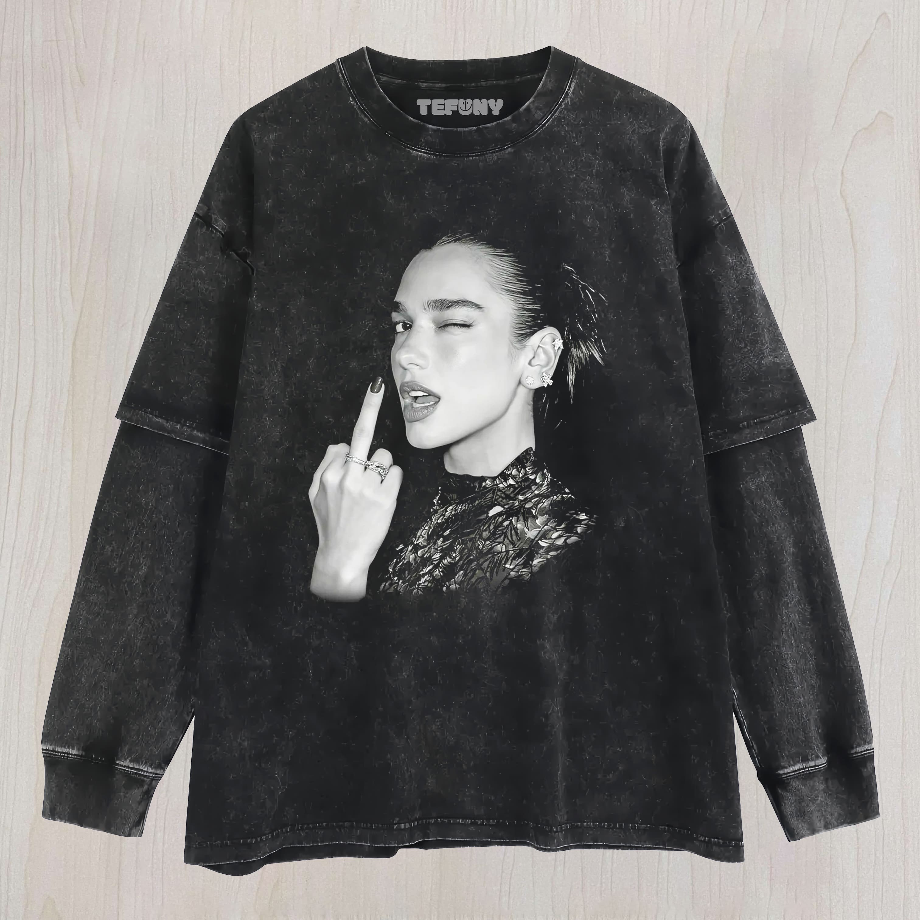 DUA LIPA LAYERED LONG SLEEVE