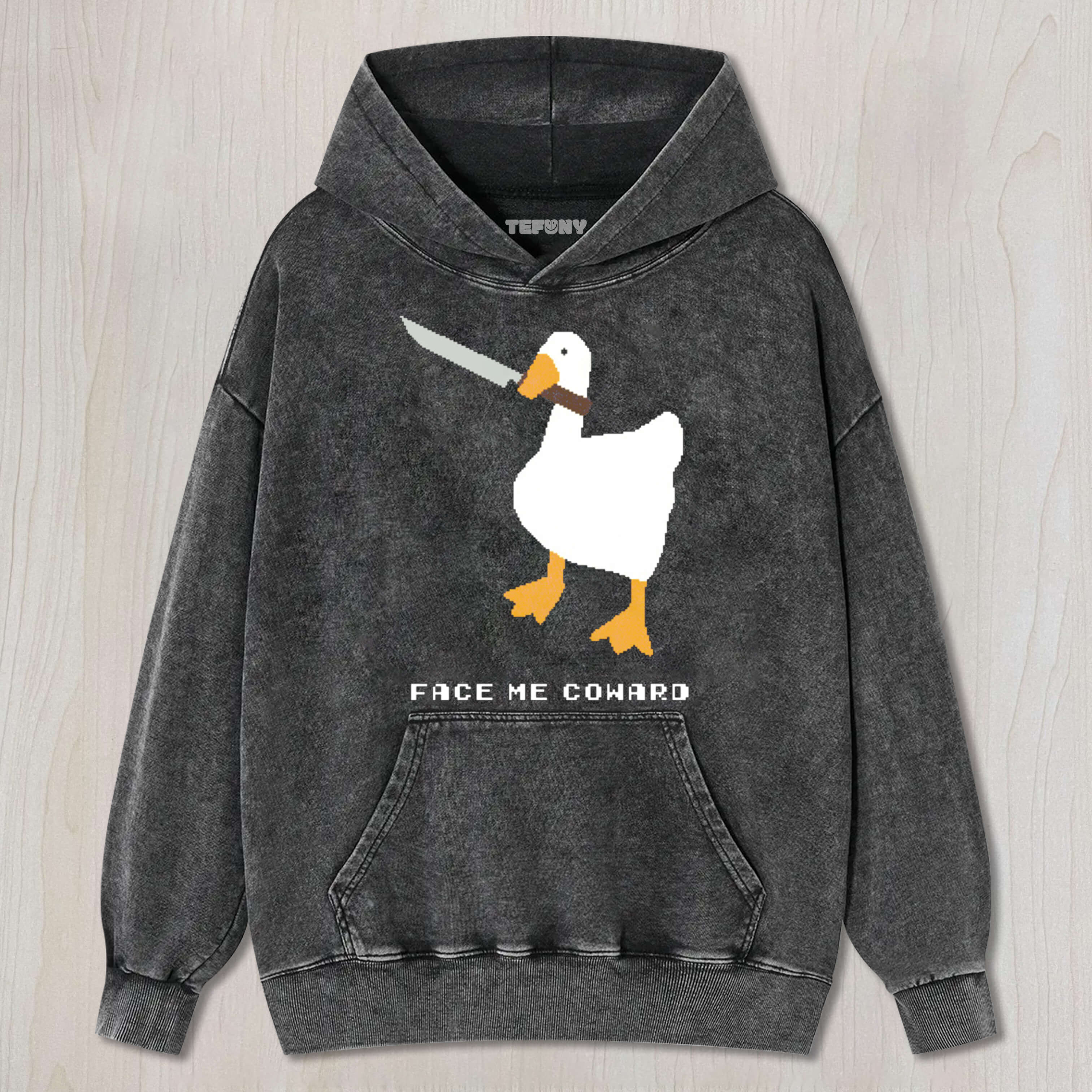 DUCK MEME FACE ME COWARD TEE & SWEAT & HOOD