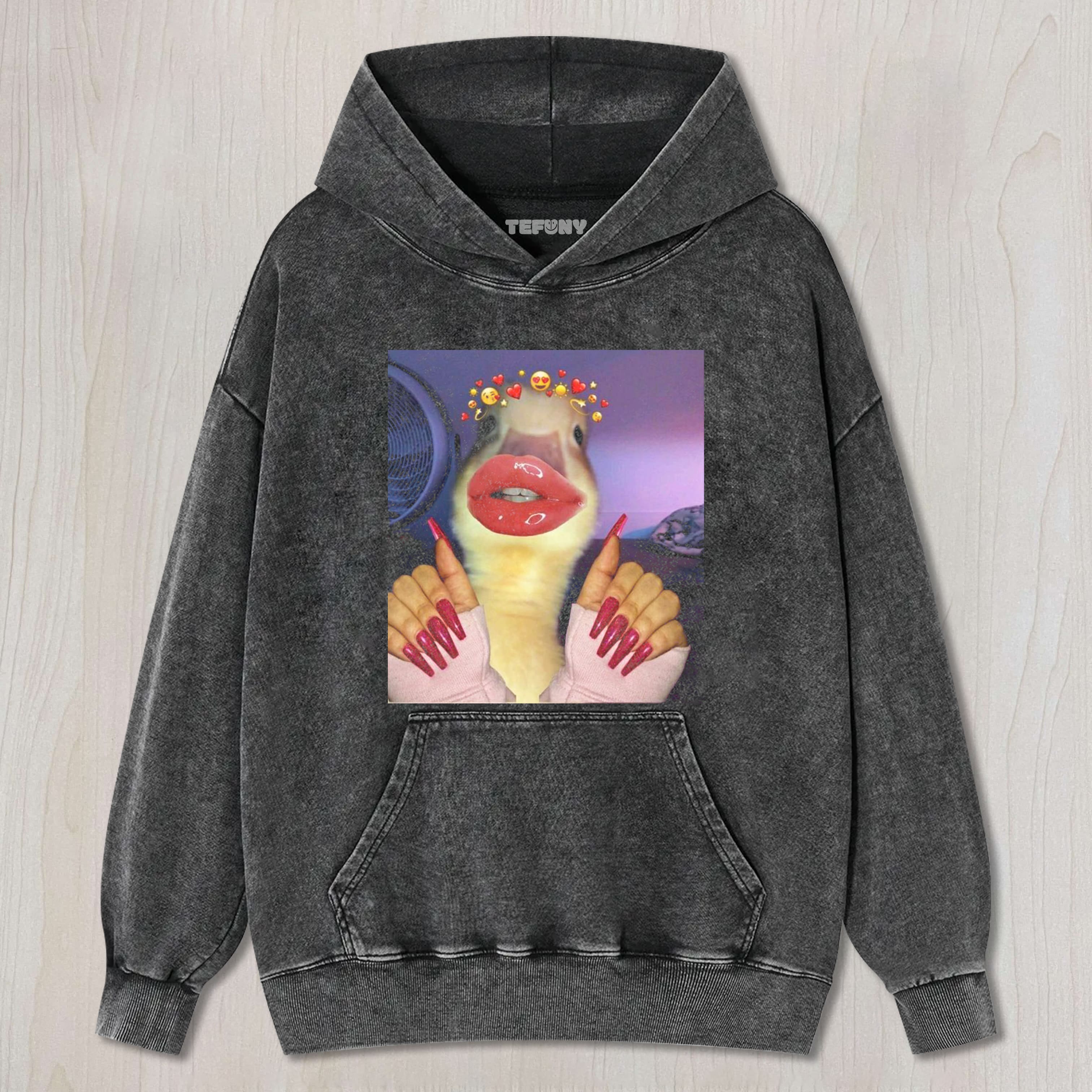 DUCK EMOJI PACK THAT LOVES BEAUTY TEE & SWEAT & HOOD