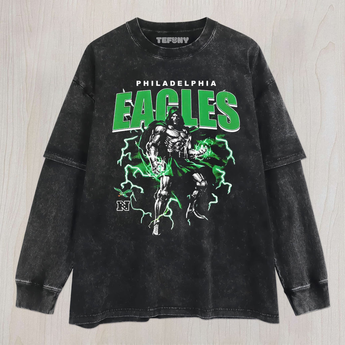 EAGLES & DR DOOM UNISEX TEE, TANK TOP, LAYERED LS, SWEATSHIRT & HOODIE