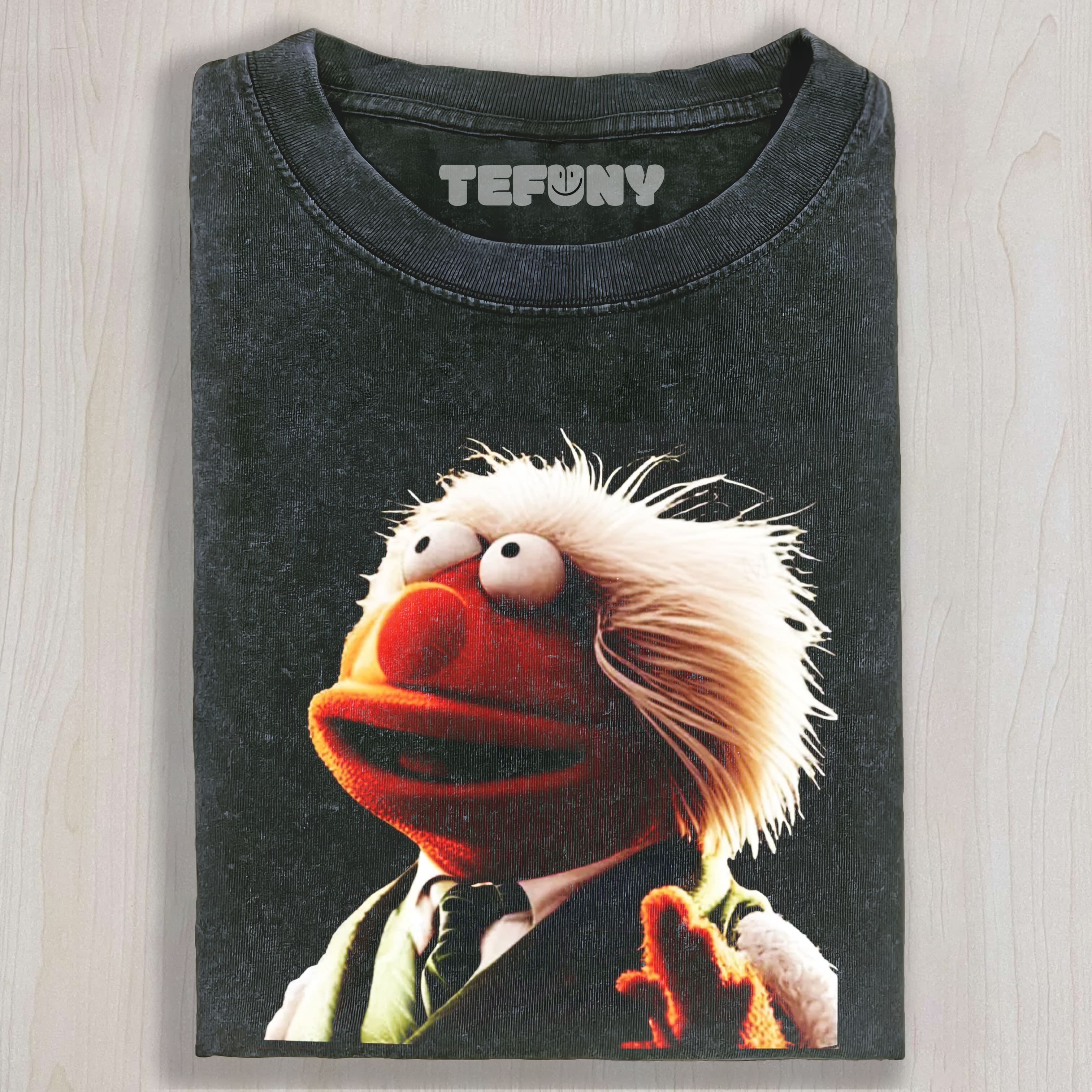 ELEGANT MUPPET CHARACTER FORMAL PORTRAIT UNISEX TEE, TANK TOP, LAYERED LS, SWEATSHIRT & HOODIE