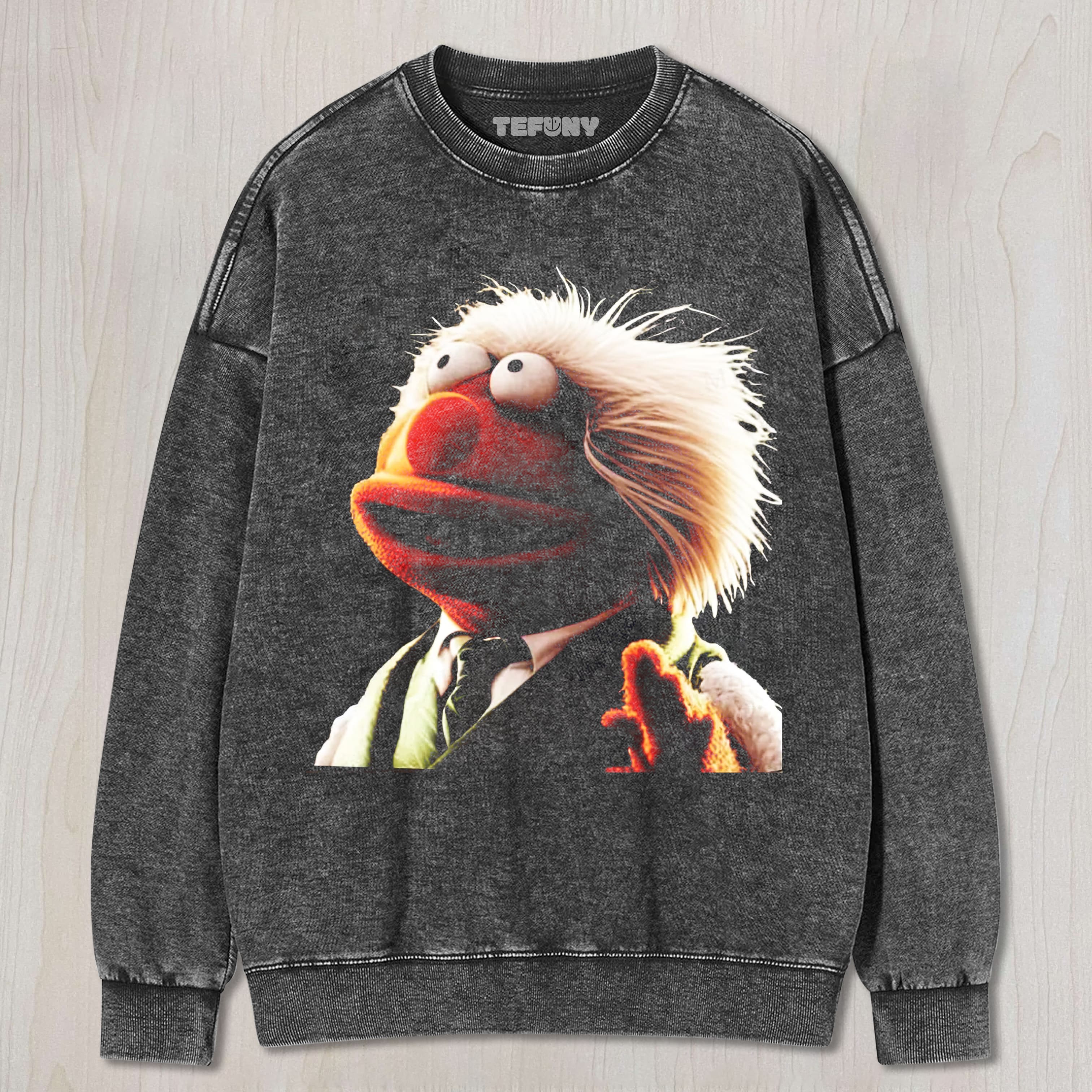 ELEGANT MUPPET CHARACTER FORMAL PORTRAIT UNISEX TEE, TANK TOP, LAYERED LS, SWEATSHIRT & HOODIE