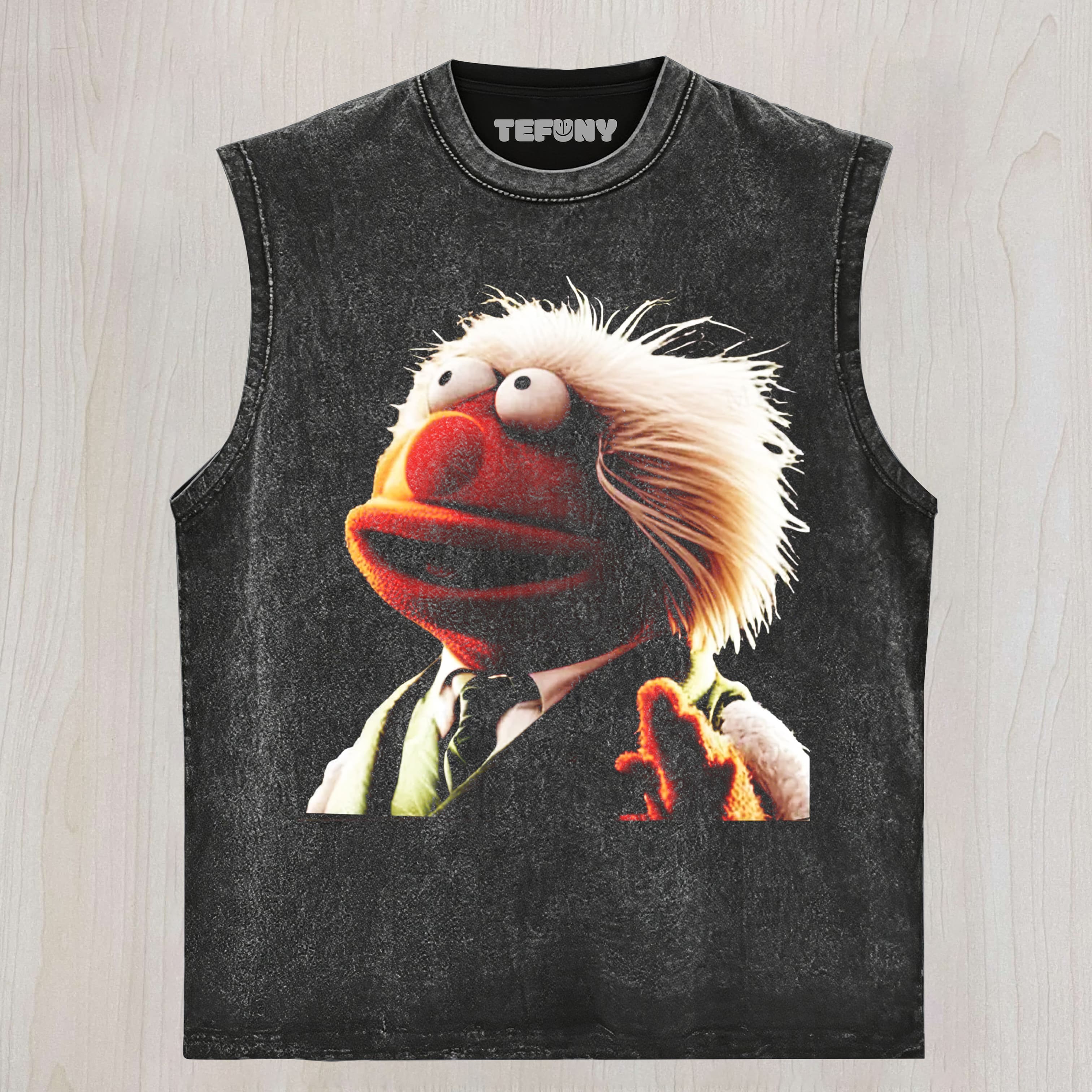 ELEGANT MUPPET CHARACTER FORMAL PORTRAIT UNISEX TEE, TANK TOP, LAYERED LS, SWEATSHIRT & HOODIE