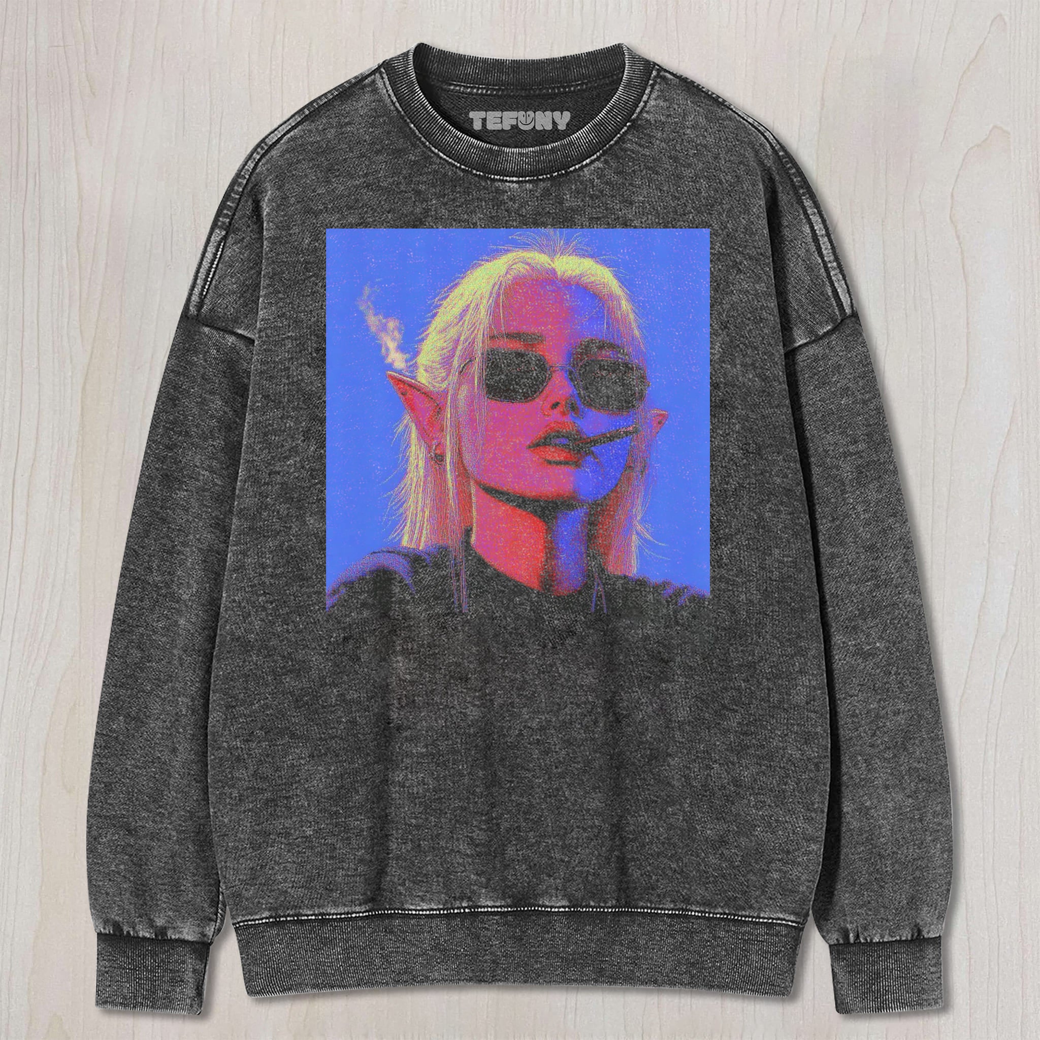 ELF SMOKING UNISEX TEE, TANK TOP, LAYERED LS, SWEATSHIRT & HOODIE