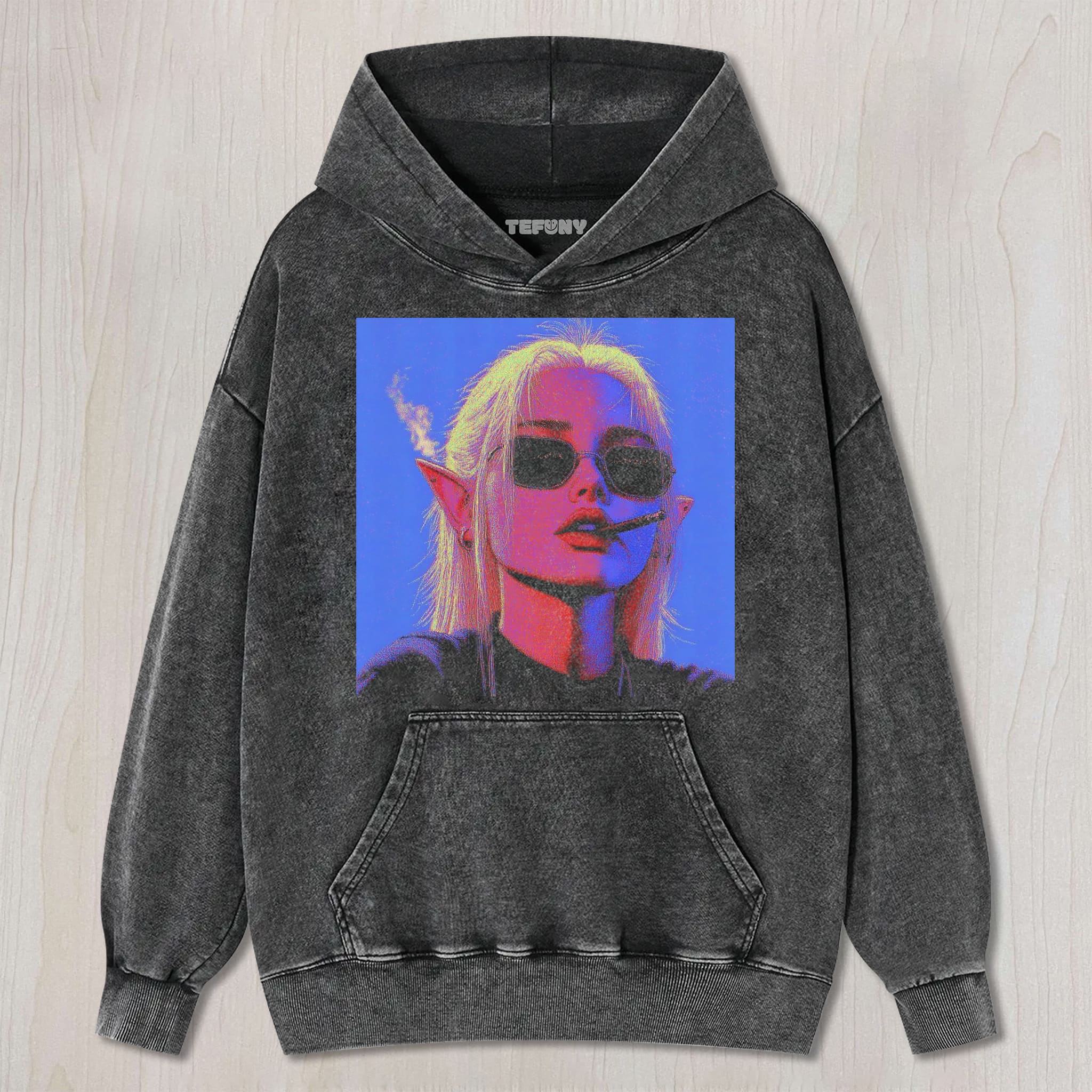 ELF SMOKING UNISEX TEE, TANK TOP, LAYERED LS, SWEATSHIRT & HOODIE