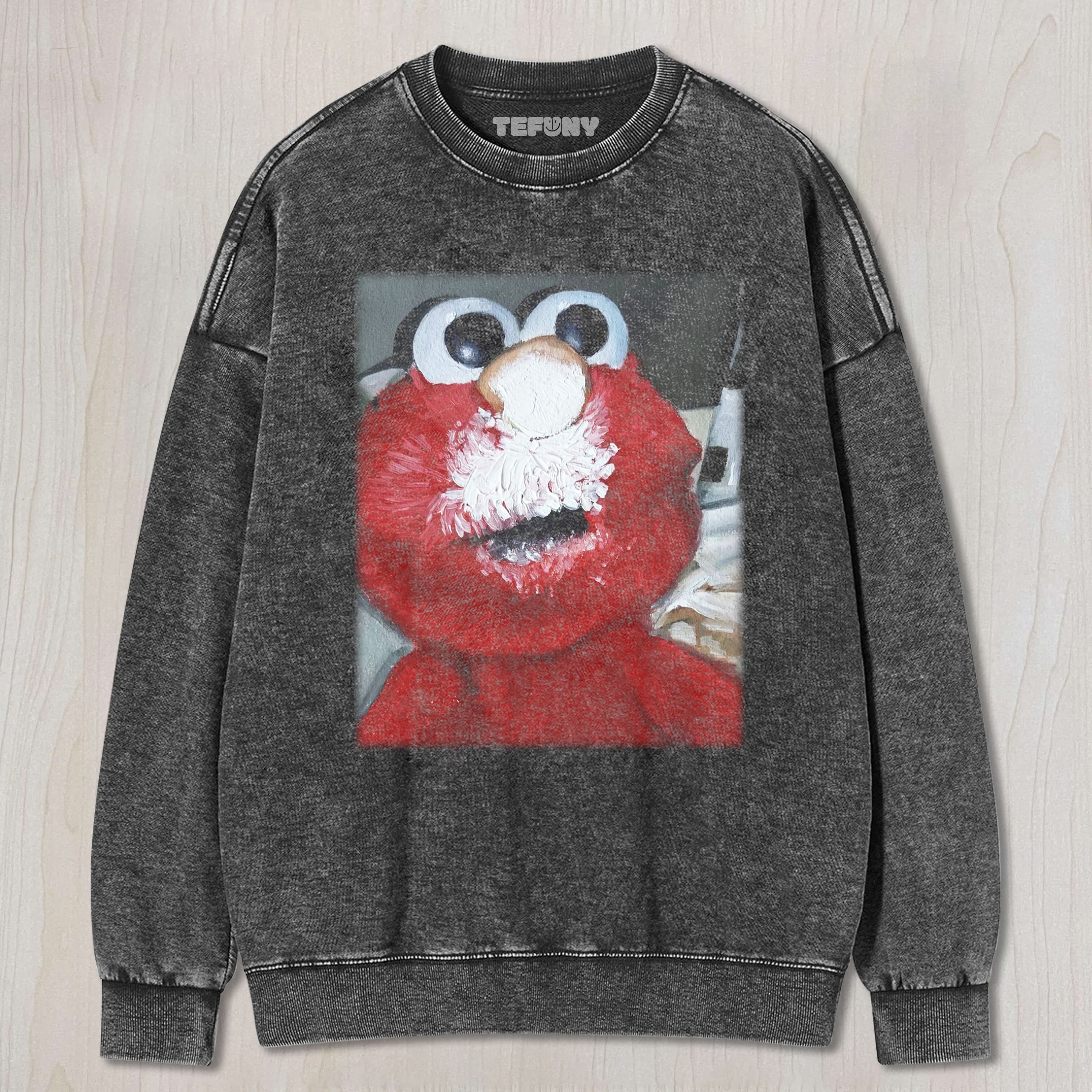 ELMO WHITE POWDER(OIL PAINTING VERSION) TEE & SWEAT & HOOD