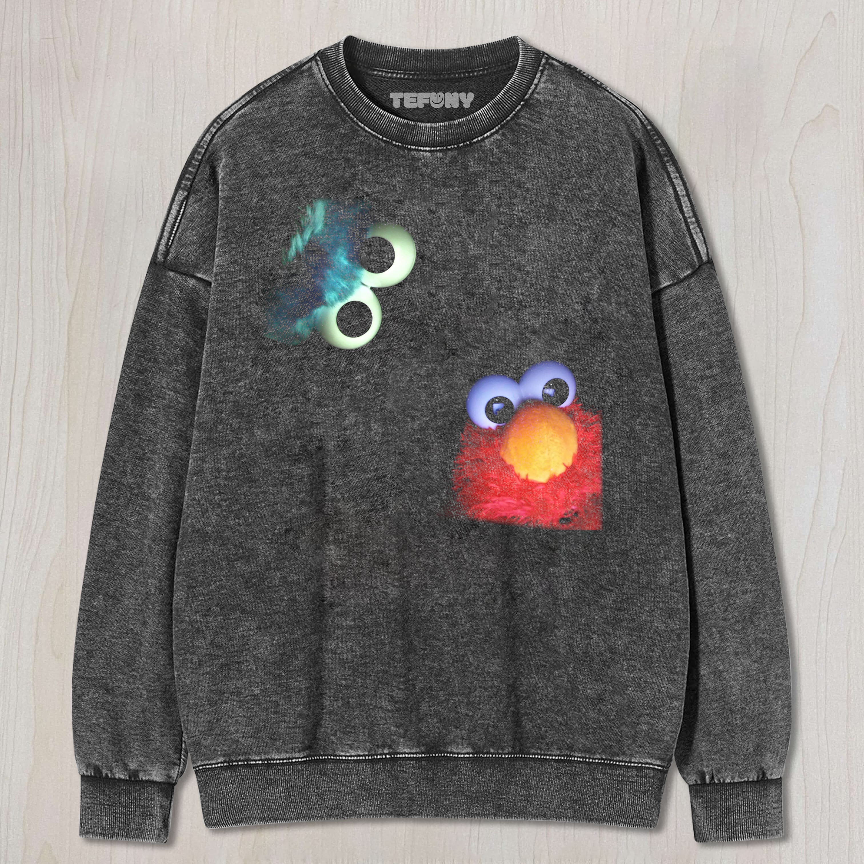 ELMO AND COOKIE MONSTER TEE & SWEAT & HOOD