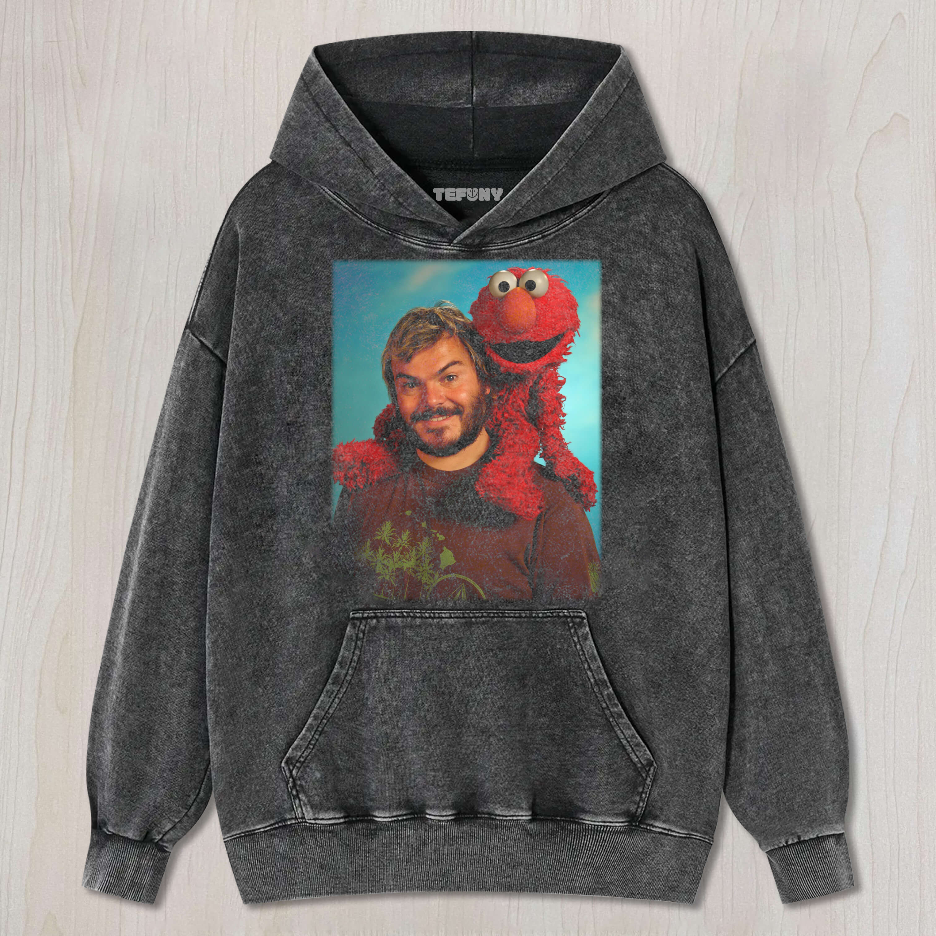 ELMO AND JACK BLACK T-SHIRT