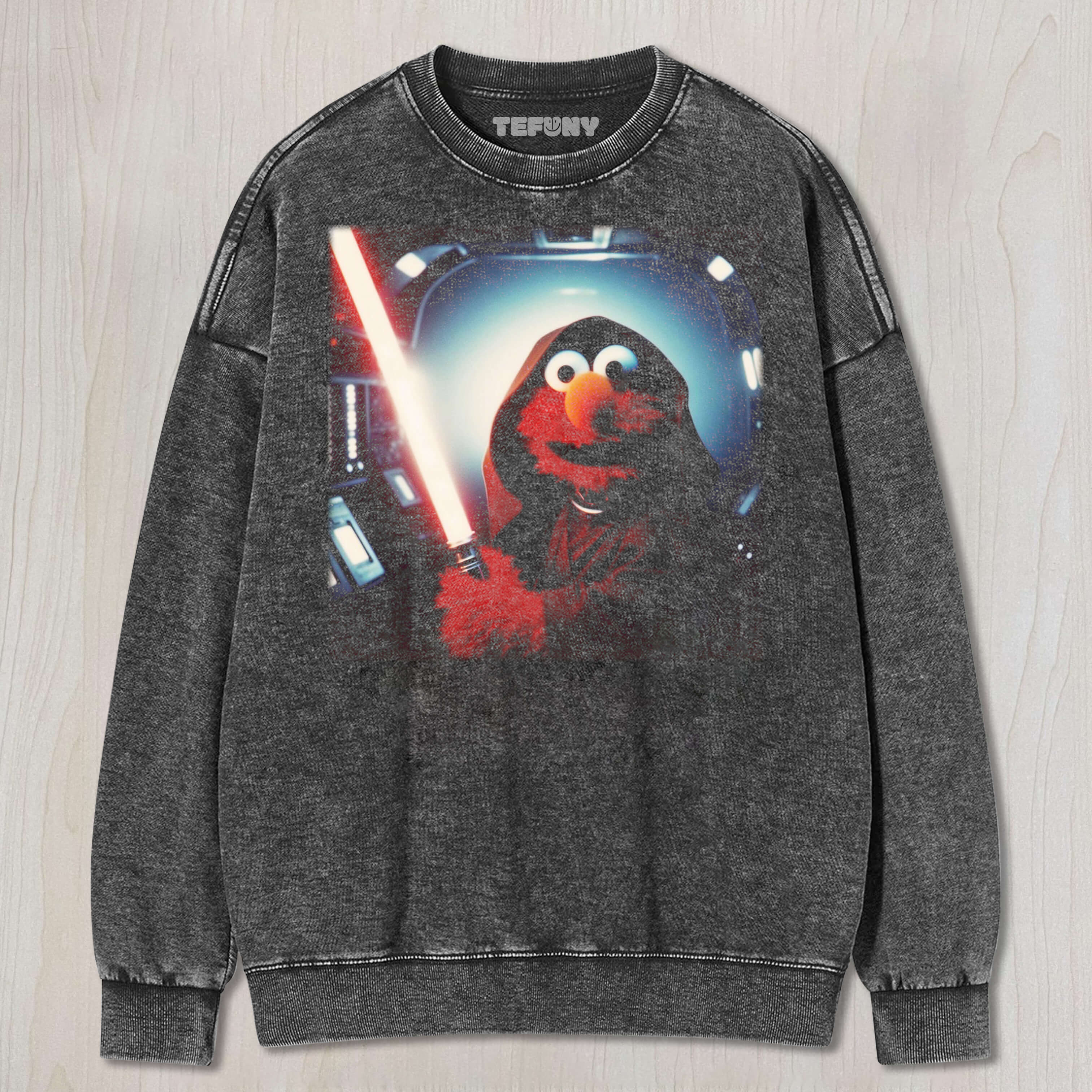 ELMO HOLDING A LIGHTSABER T-SHIRT