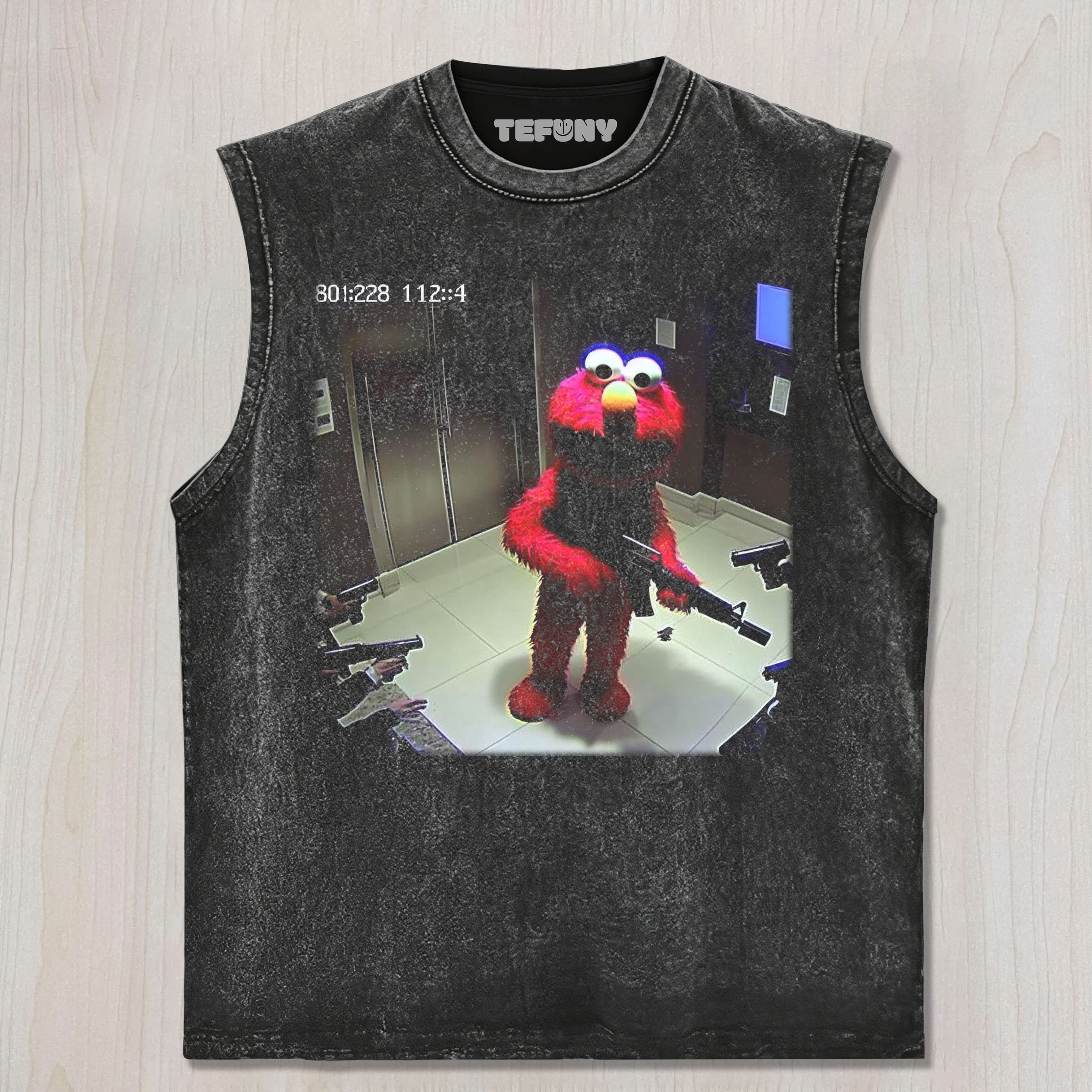ELMO IN THE ELEVATOR UNISEX TEE, TANK TOP, LAYERED LS, SWEATSHIRT & HOODIE