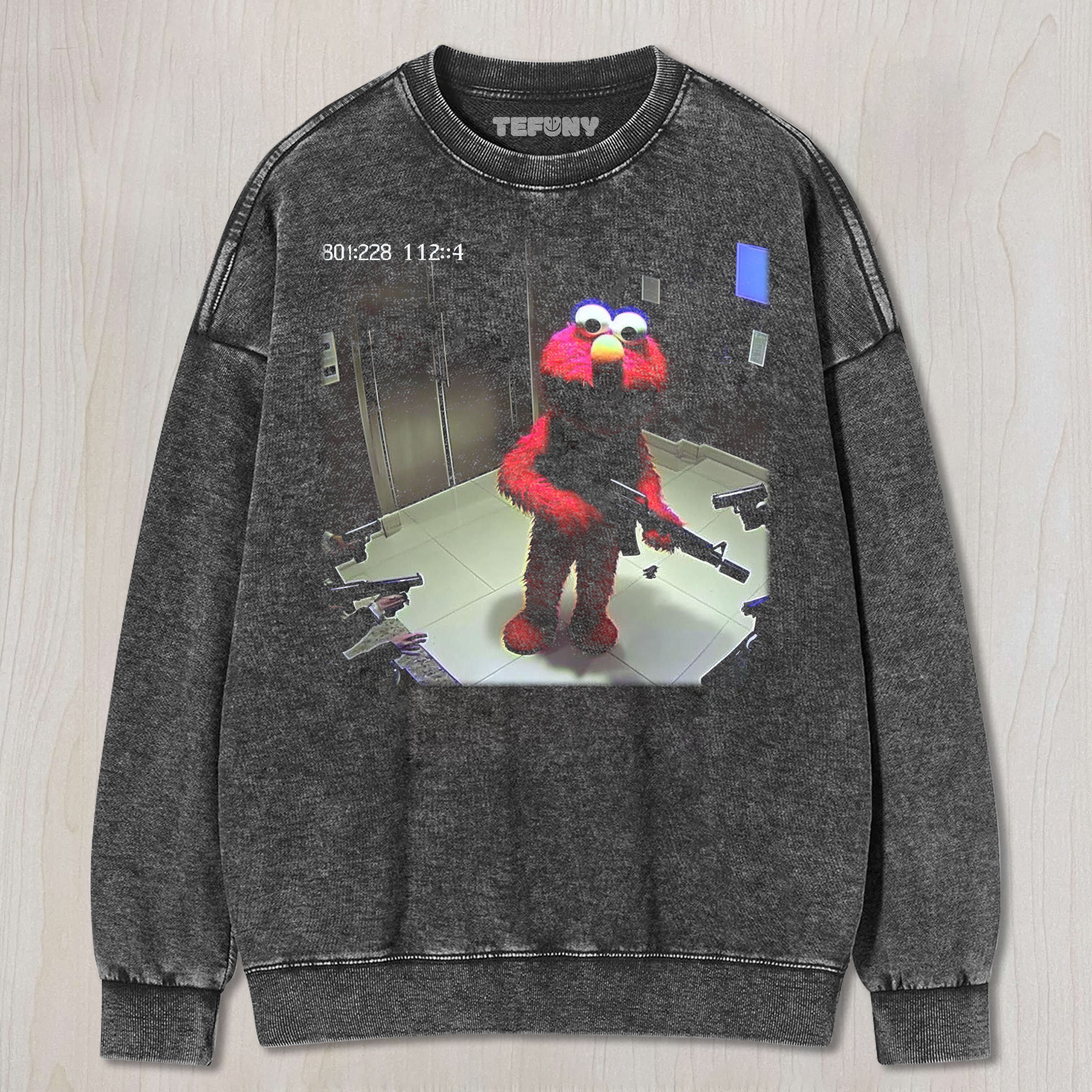 ELMO IN THE ELEVATOR UNISEX TEE, TANK TOP, LAYERED LS, SWEATSHIRT & HOODIE