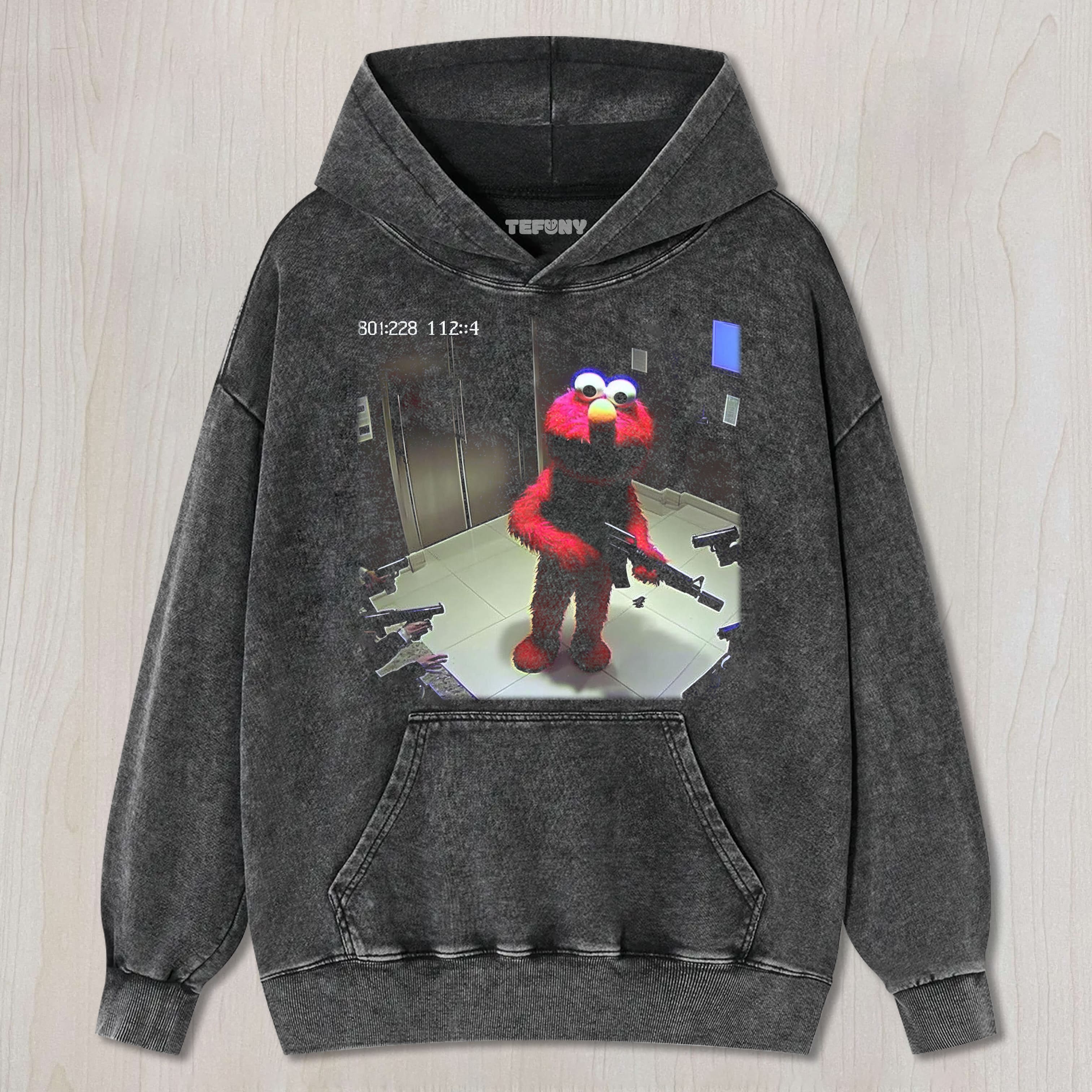 ELMO IN THE ELEVATOR UNISEX TEE, TANK TOP, LAYERED LS, SWEATSHIRT & HOODIE