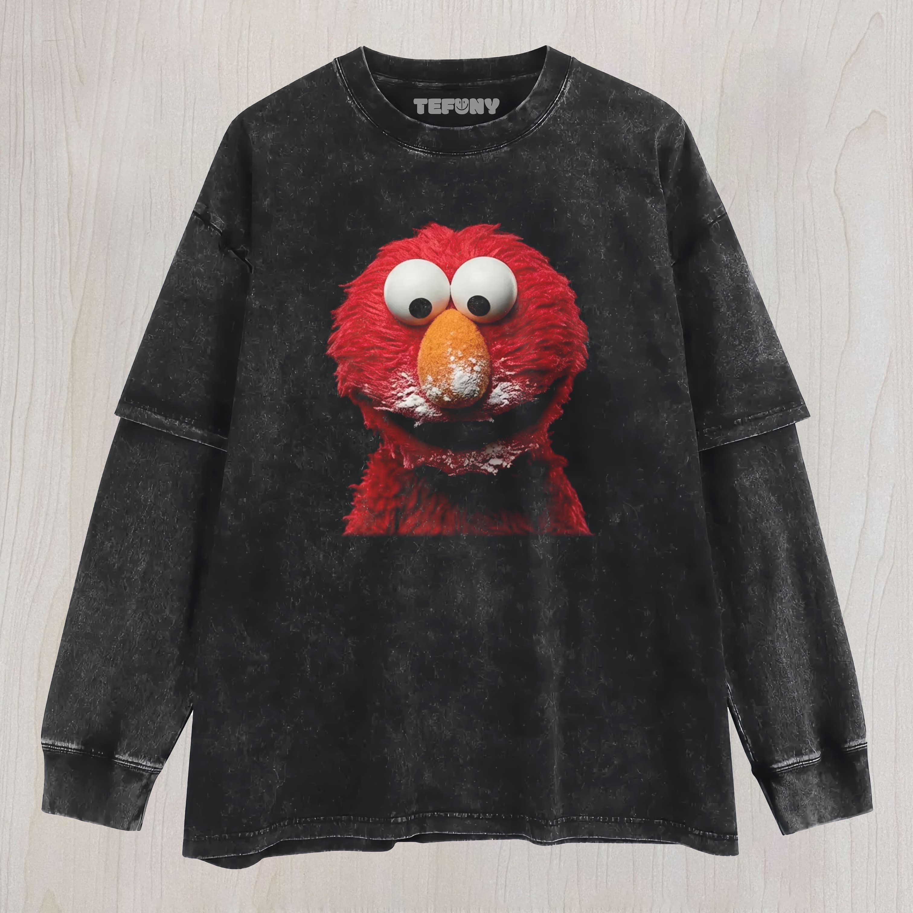 ELMO WHITE POWDER V3 LAYERED LONG SLEEVE