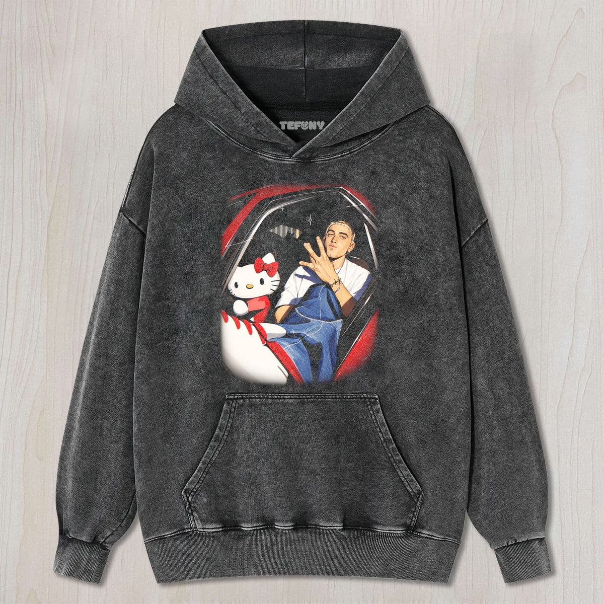 EMINEM AND CAT UNISEX TEE, TANK TOP, LAYERED LS, SWEATSHIRT & HOODIE