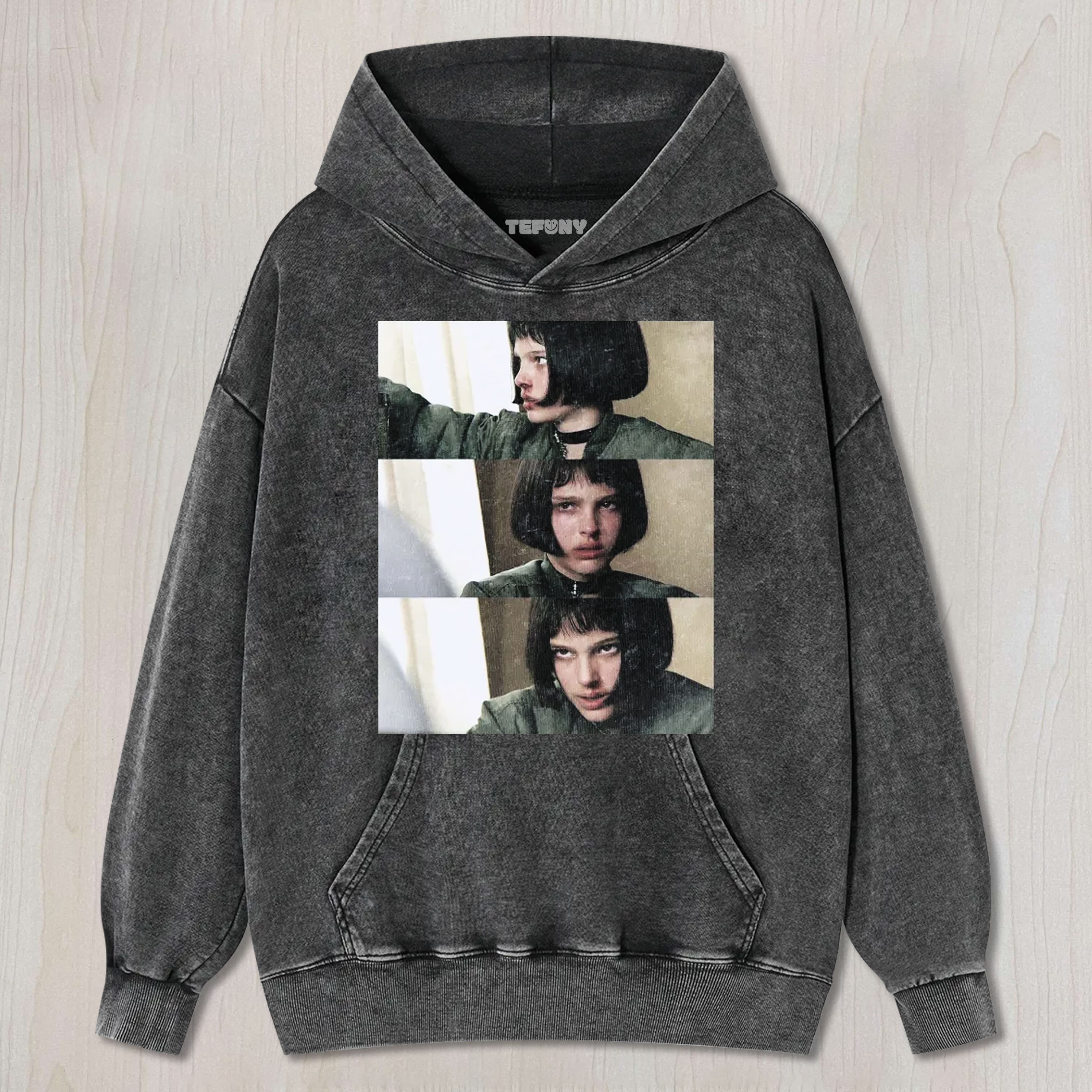 EMOTIONAL GIRL VINTAGE TRIPTYCH T UNISEX TEE, TANK TOP, LAYERED LS, SWEATSHIRT & HOODIE