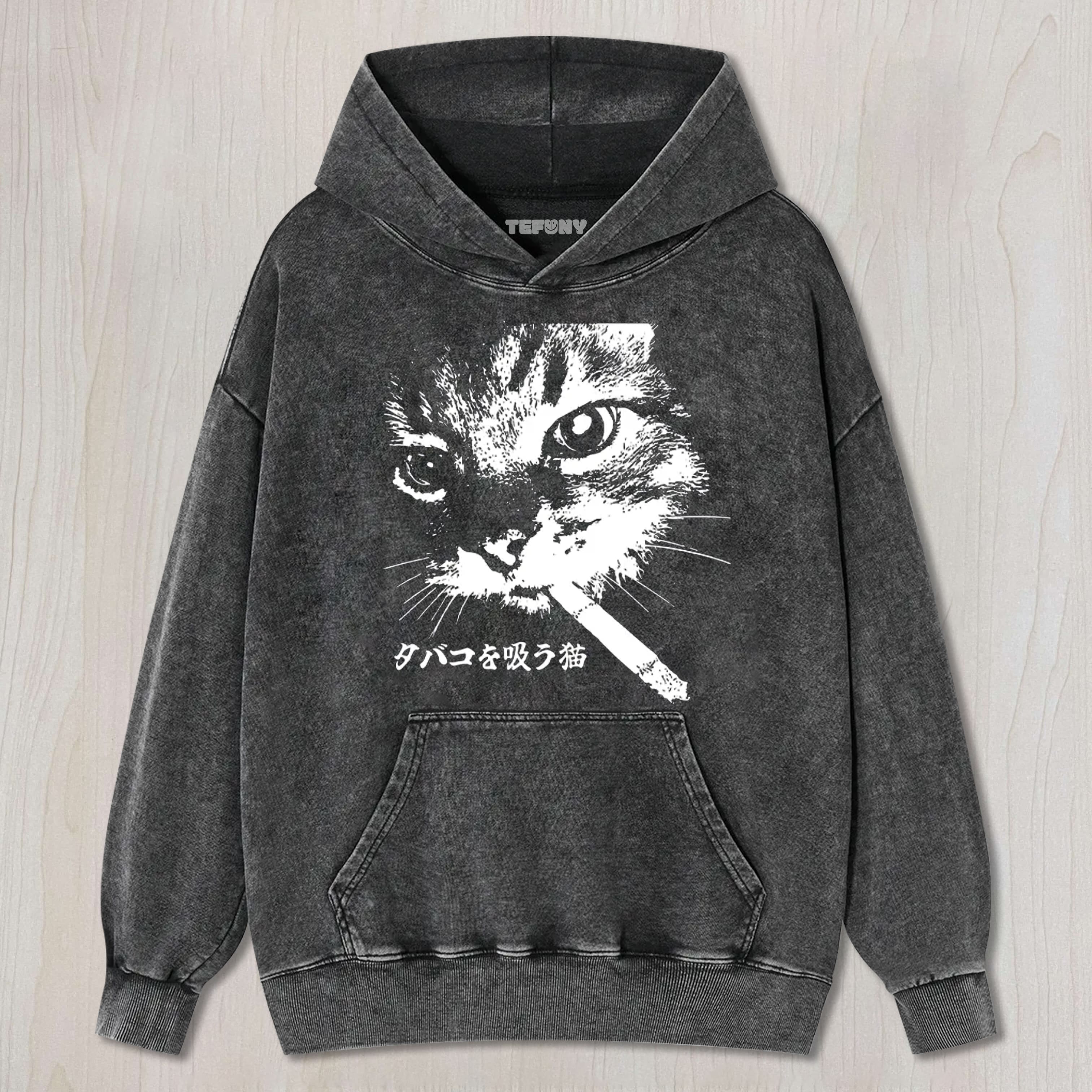 ETRO CAT SMOKING UNISEX TEE, TANK TOP, LAYERED LS, SWEATSHIRT & HOODIE