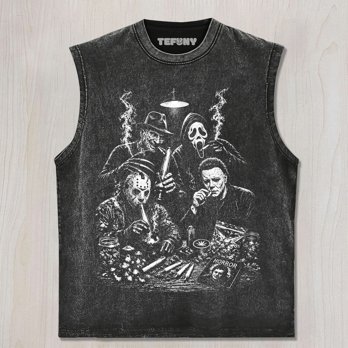 EVIL HORROR CHARACTERS UNISEX TEE, TANK TOP, LAYERED LS, SWEATSHIRT & HOODIE