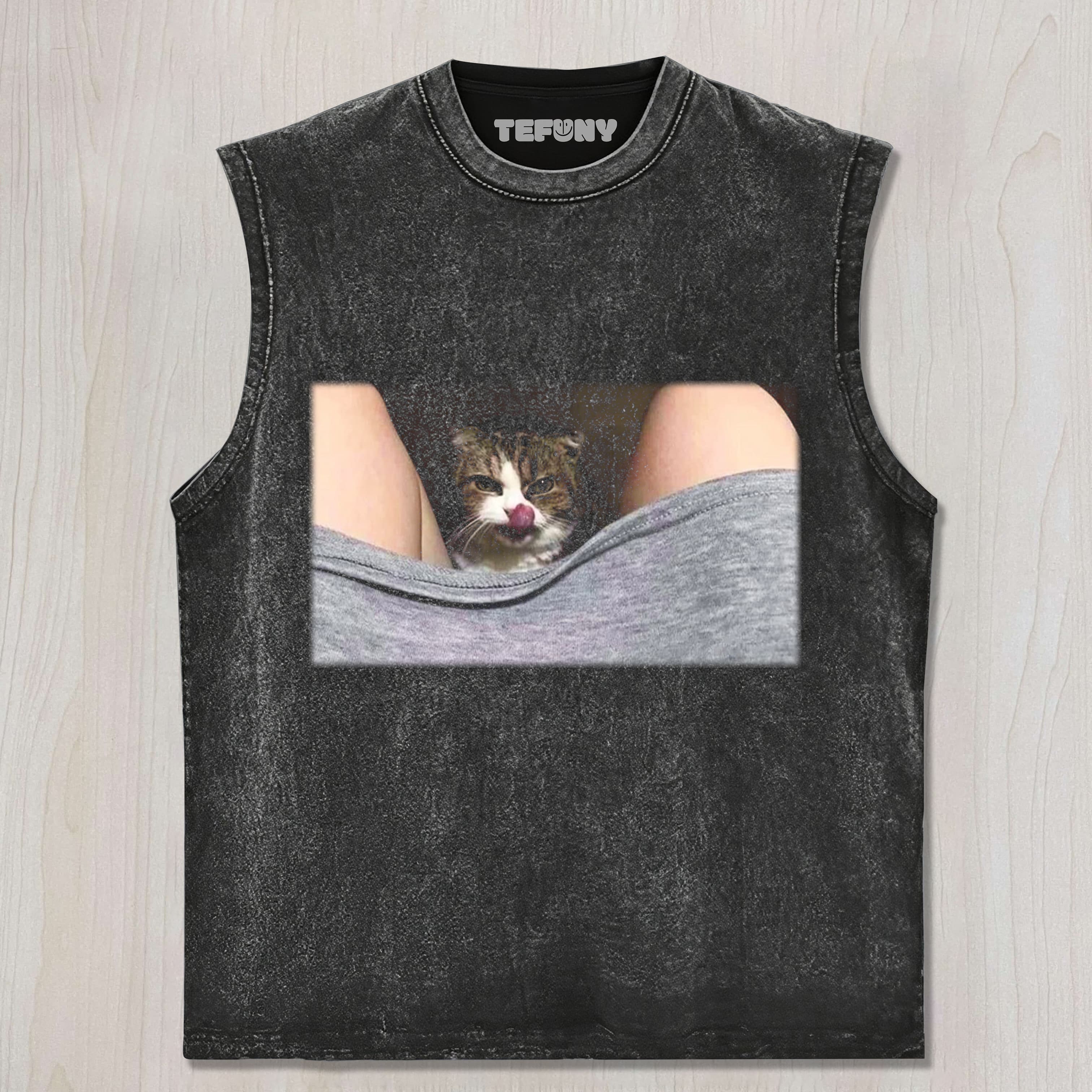 EVIL CAT MEME UNISEX TEE, TANK TOP, LAYERED LS, SWEATSHIRT & HOODIE