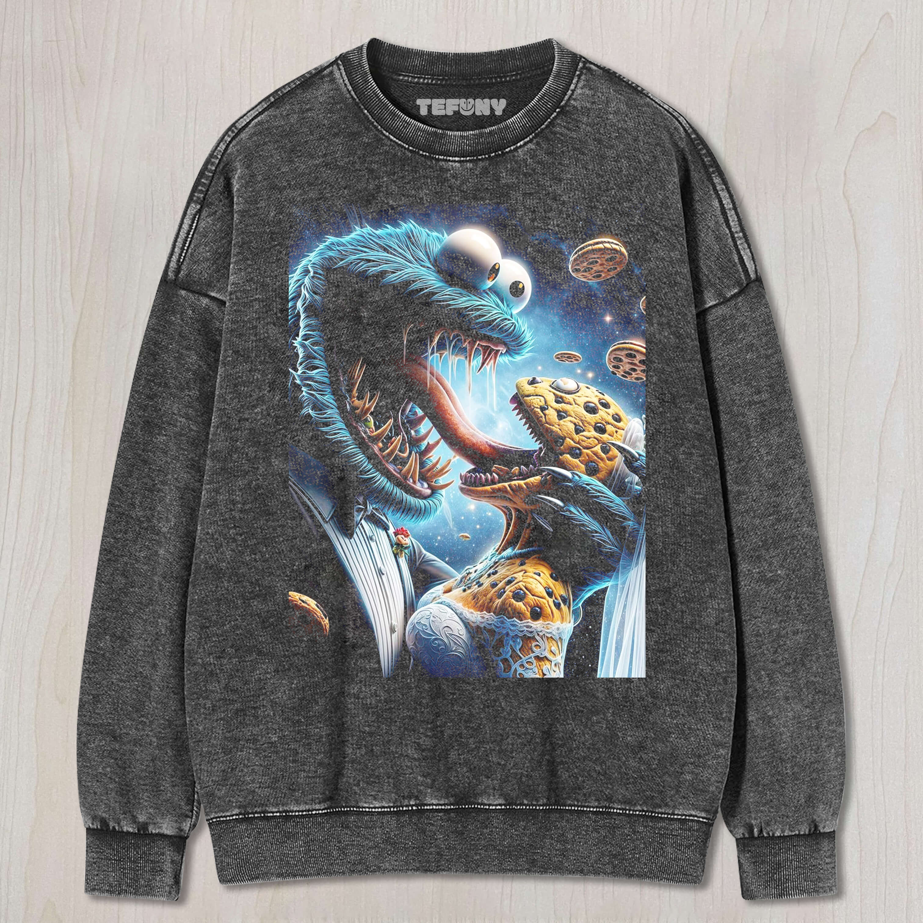 EVIL COOKIE MONSTER COUPLE T-SHIRT