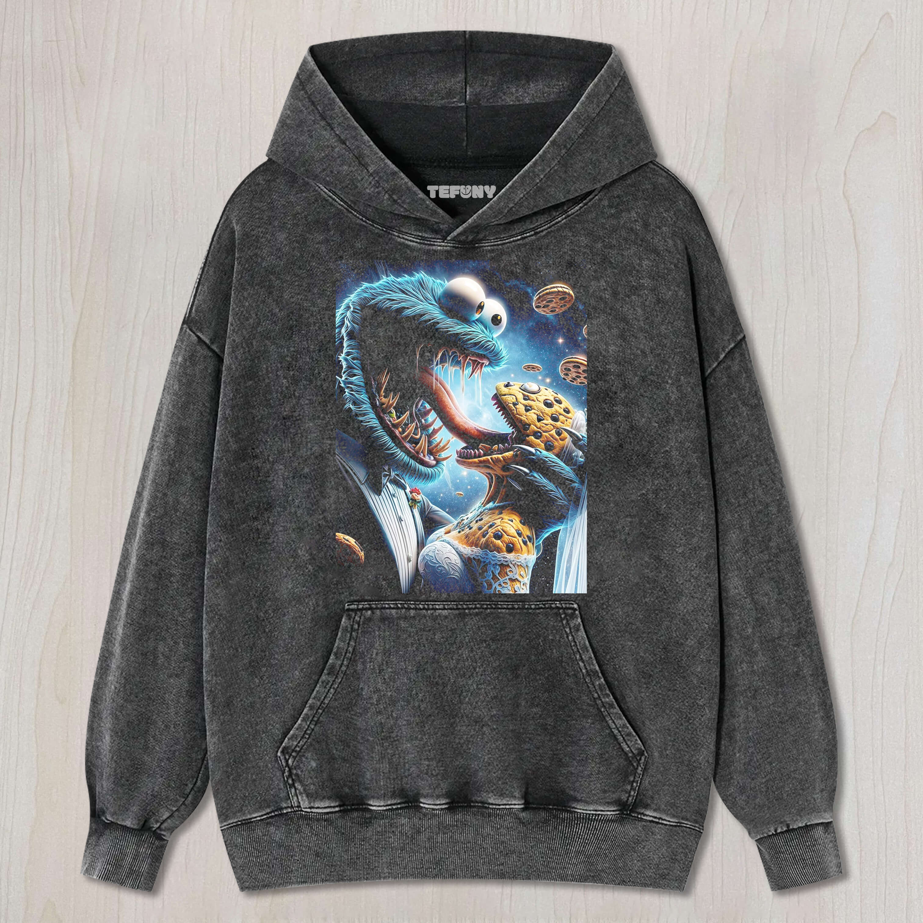 EVIL COOKIE MONSTER COUPLE T-SHIRT