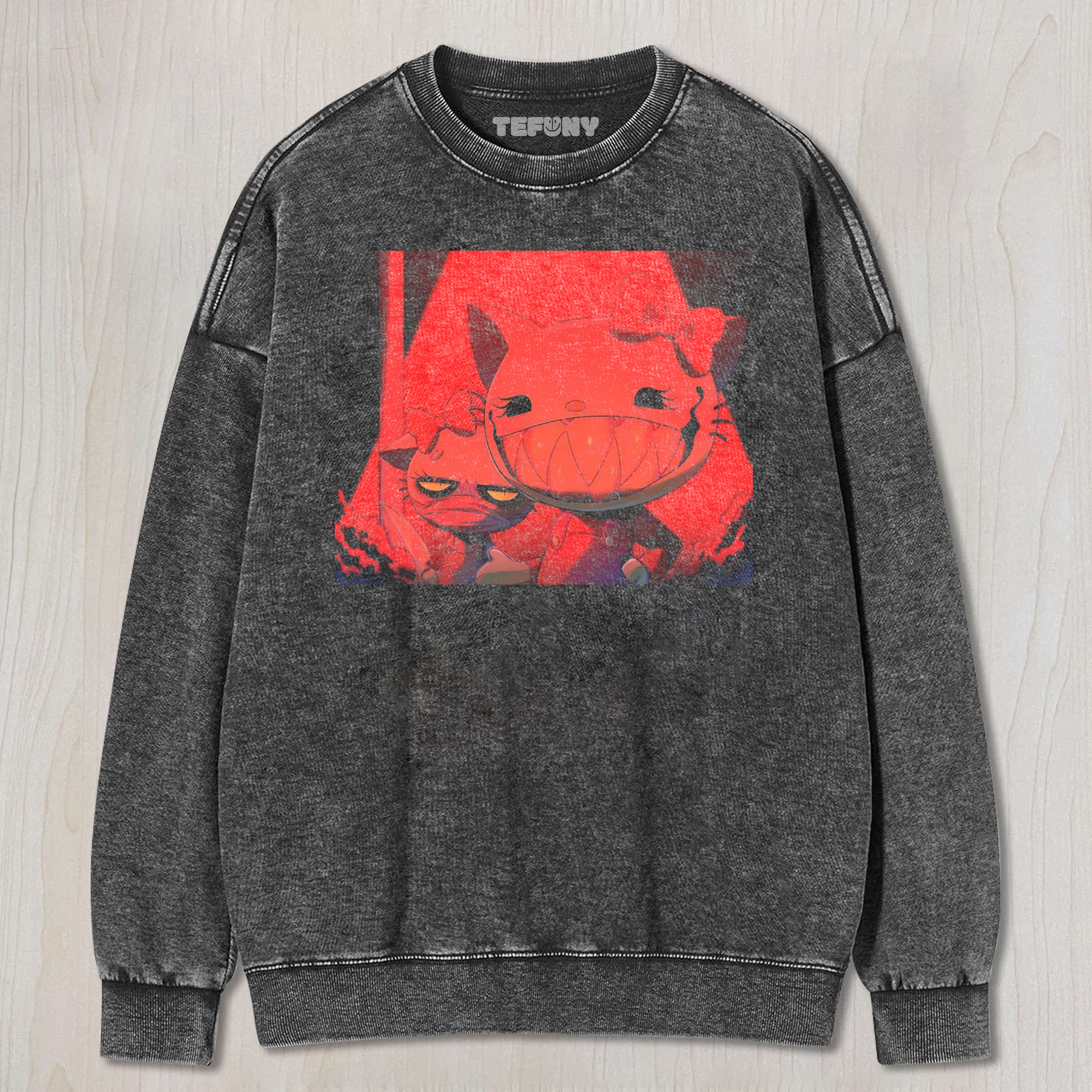 EVIL HELLO KITTY UNISEX TEE, TANK TOP, LAYERED LS, SWEATSHIRT & HOODIE